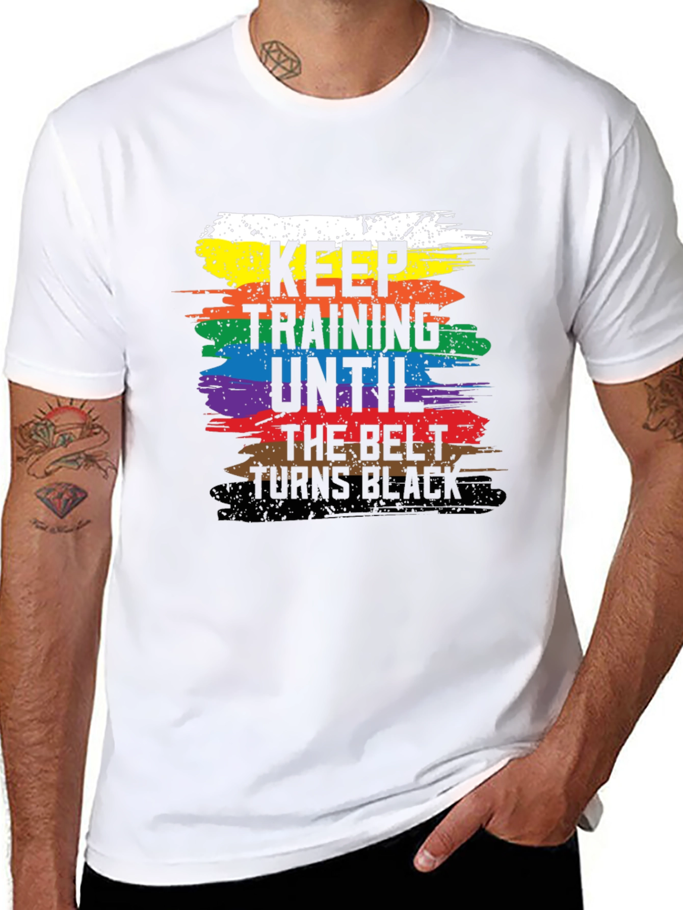 Keep Training Until The Belt Turns Black T-Shirt