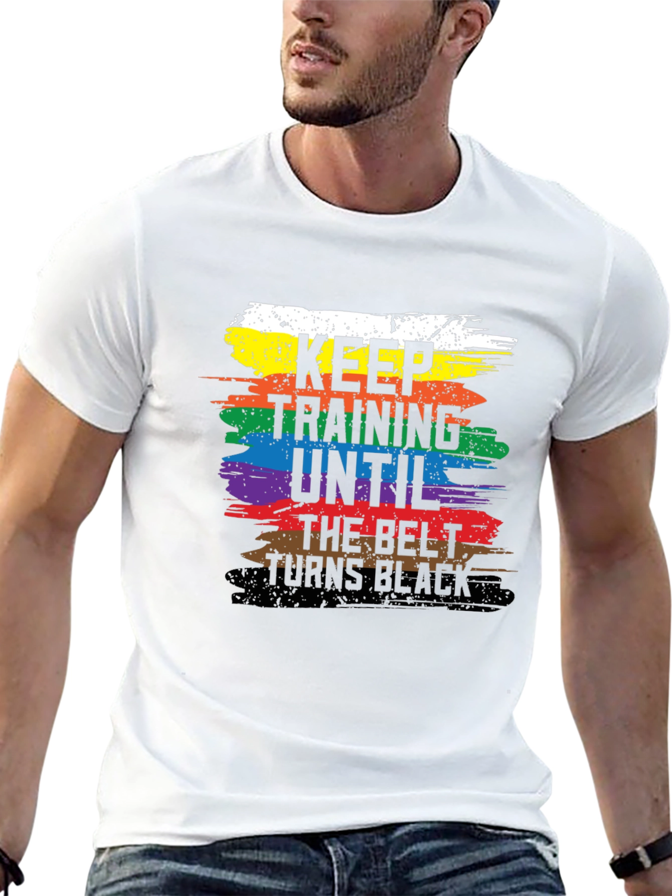 Keep Training Until The Belt Turns Black T-Shirt