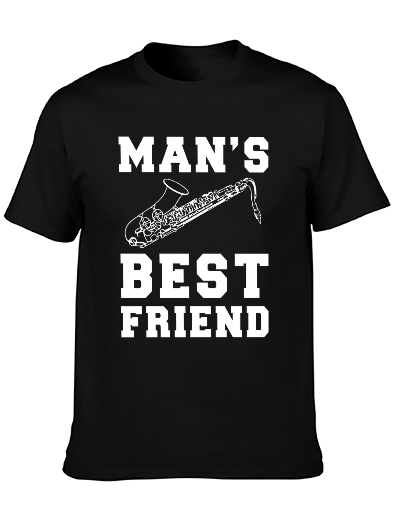 Mans Best Friend Saxophone T-Shirt