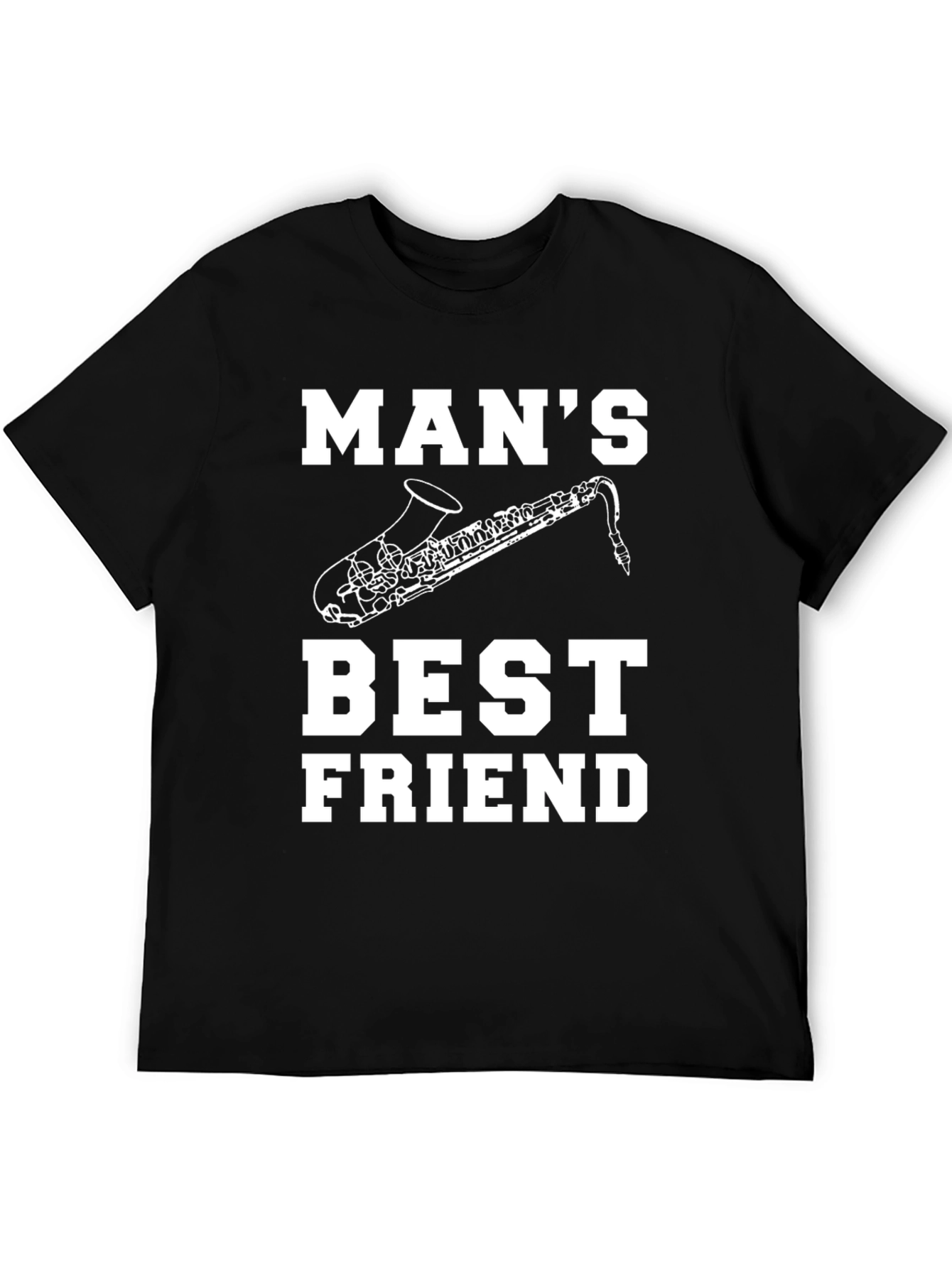 Mans Best Friend Saxophone T-Shirt