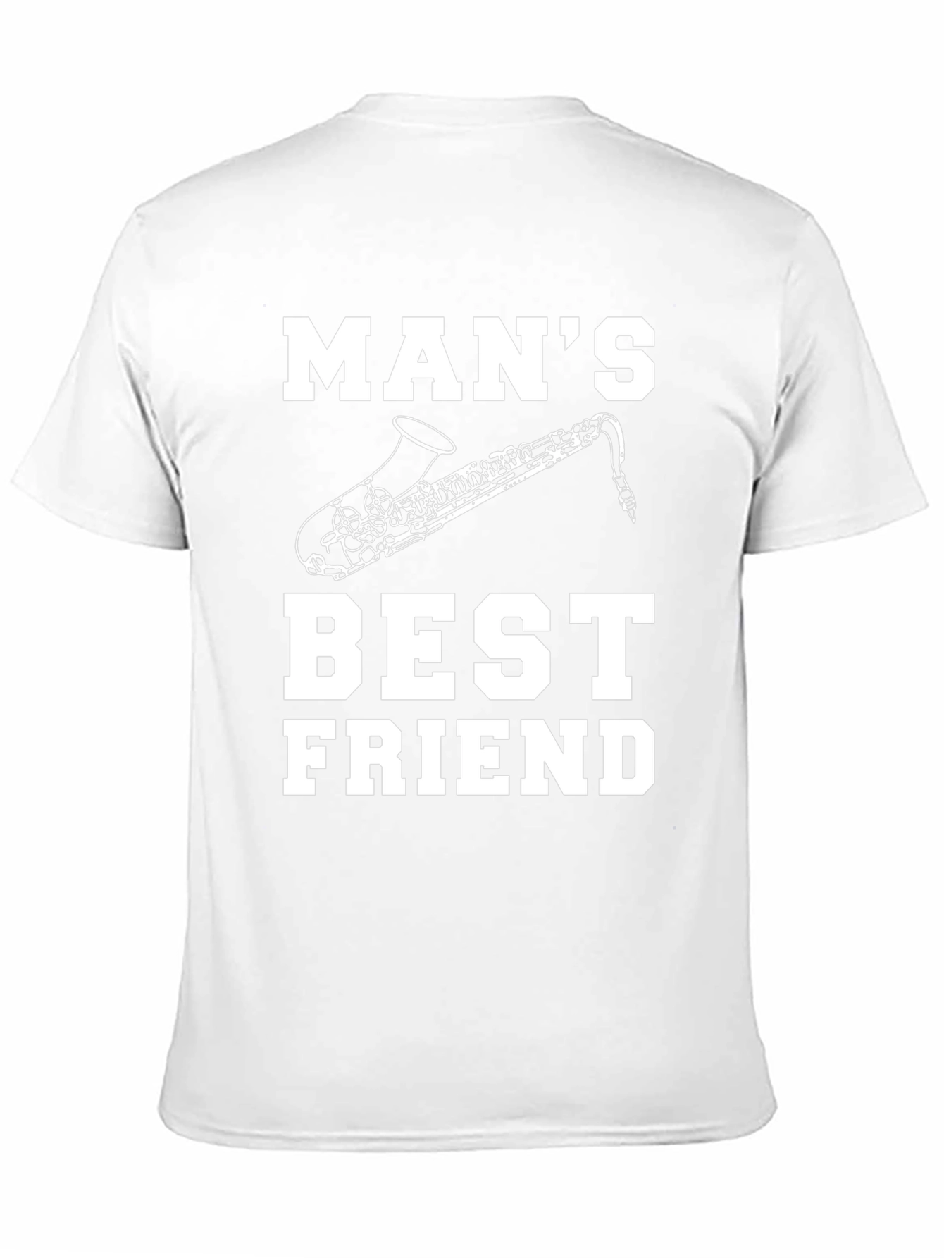 Mans Best Friend Saxophone T-Shirt