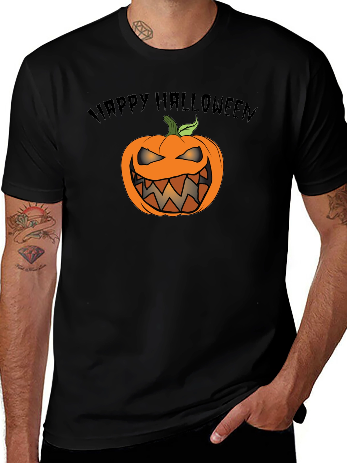 Happy Halloween Pumpkin Graphic Tee