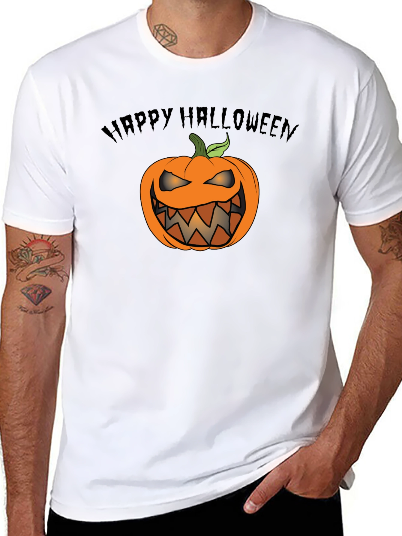 Happy Halloween Pumpkin Graphic Tee