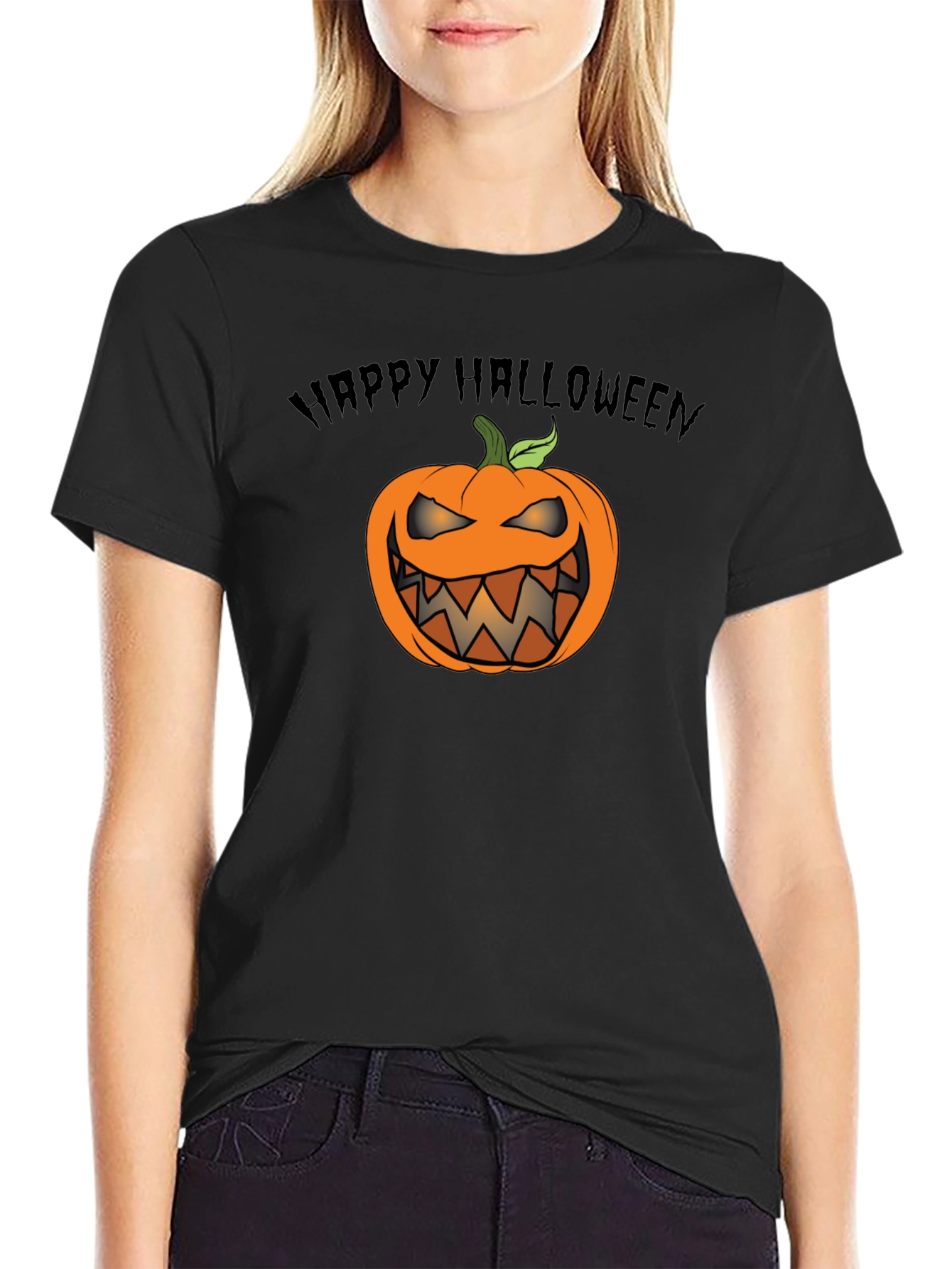 Happy Halloween Pumpkin Graphic Tee
