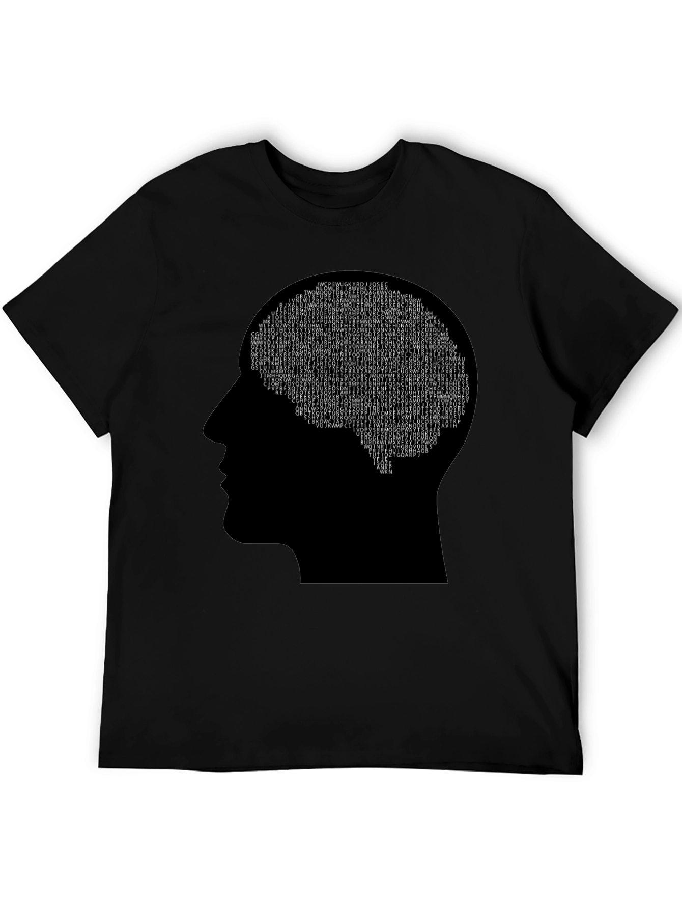 Mind Bytes T-Shirt - Black Brain Design