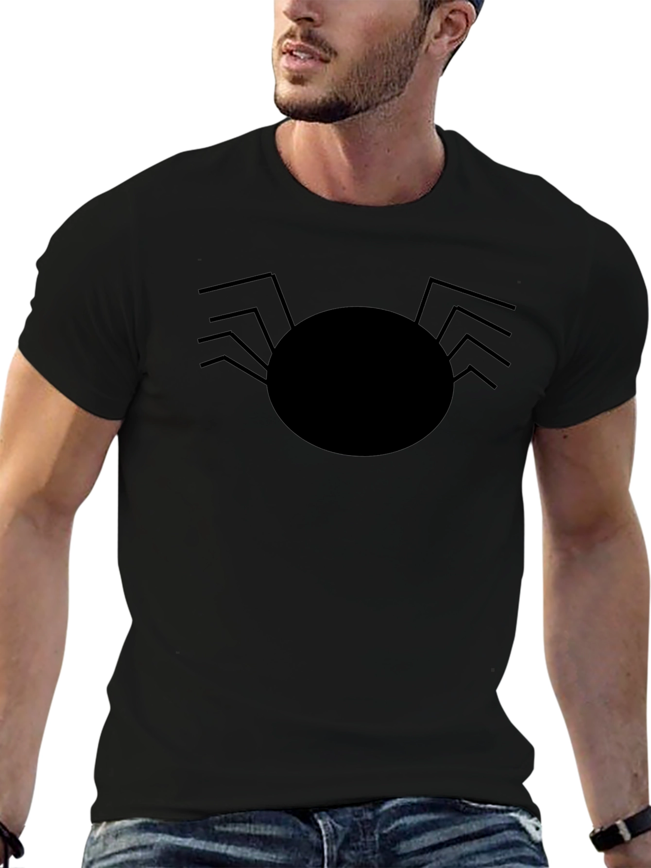Spider Graphic T-Shirt | Cool Spider Design Tee | Creepy Insect Shirt | Gift for Spider Lovers | Free Shipping $50+