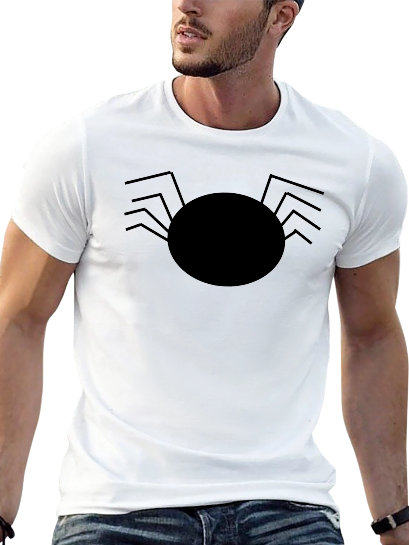 Spider Graphic T-Shirt | Cool Spider Design Tee | Creepy Insect Shirt | Gift for Spider Lovers | Free Shipping $50+
