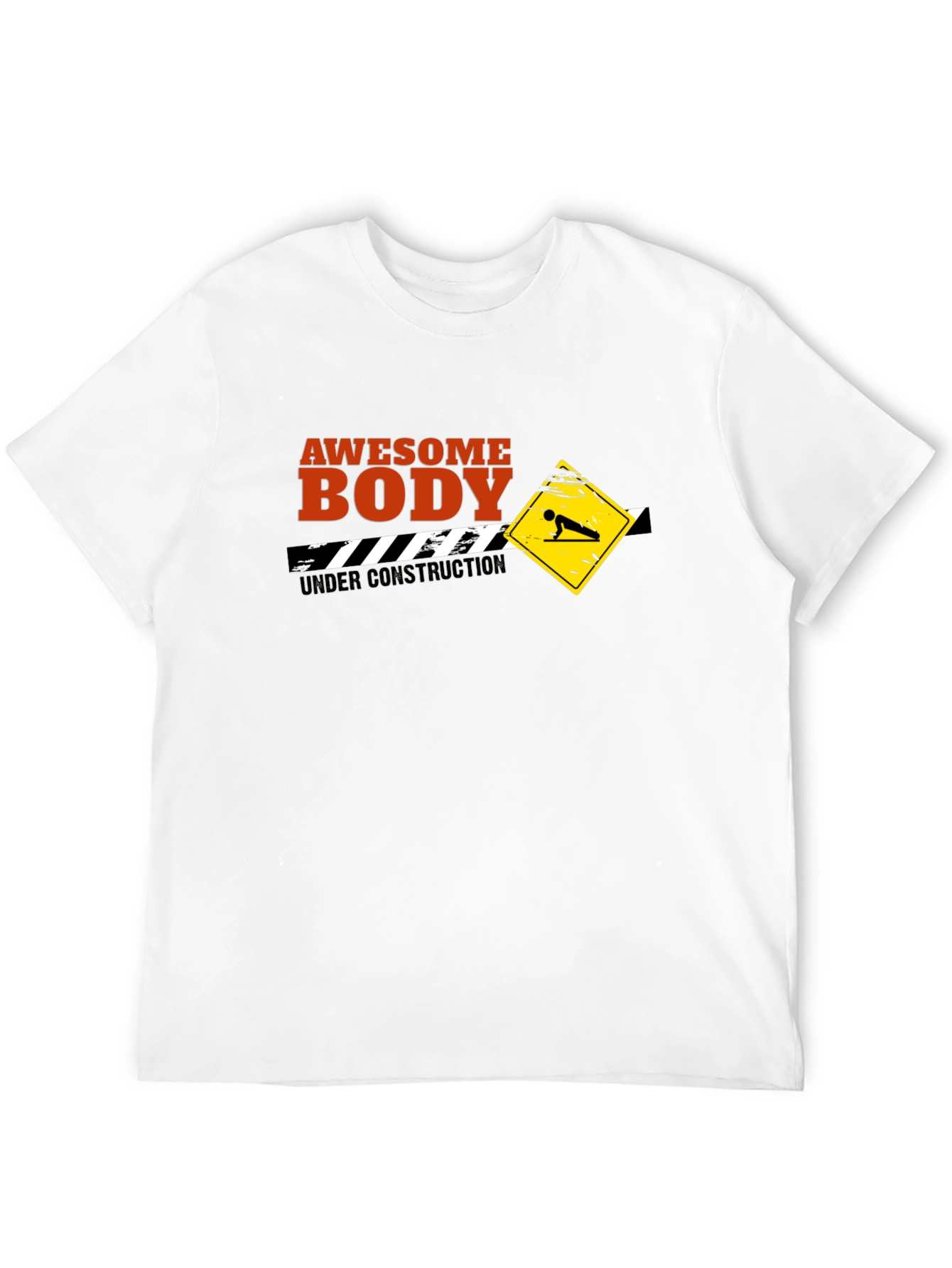 Awesome Body Under Construction T-Shirt - Black