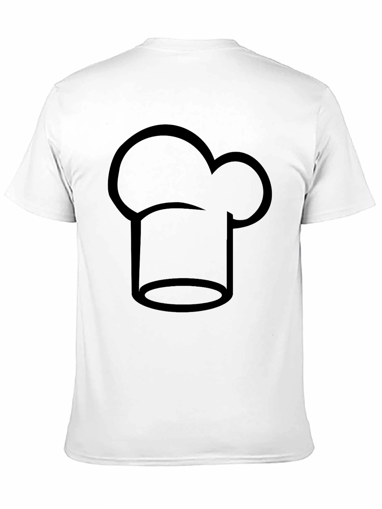 Chef Hat Graphic Black T-Shirt