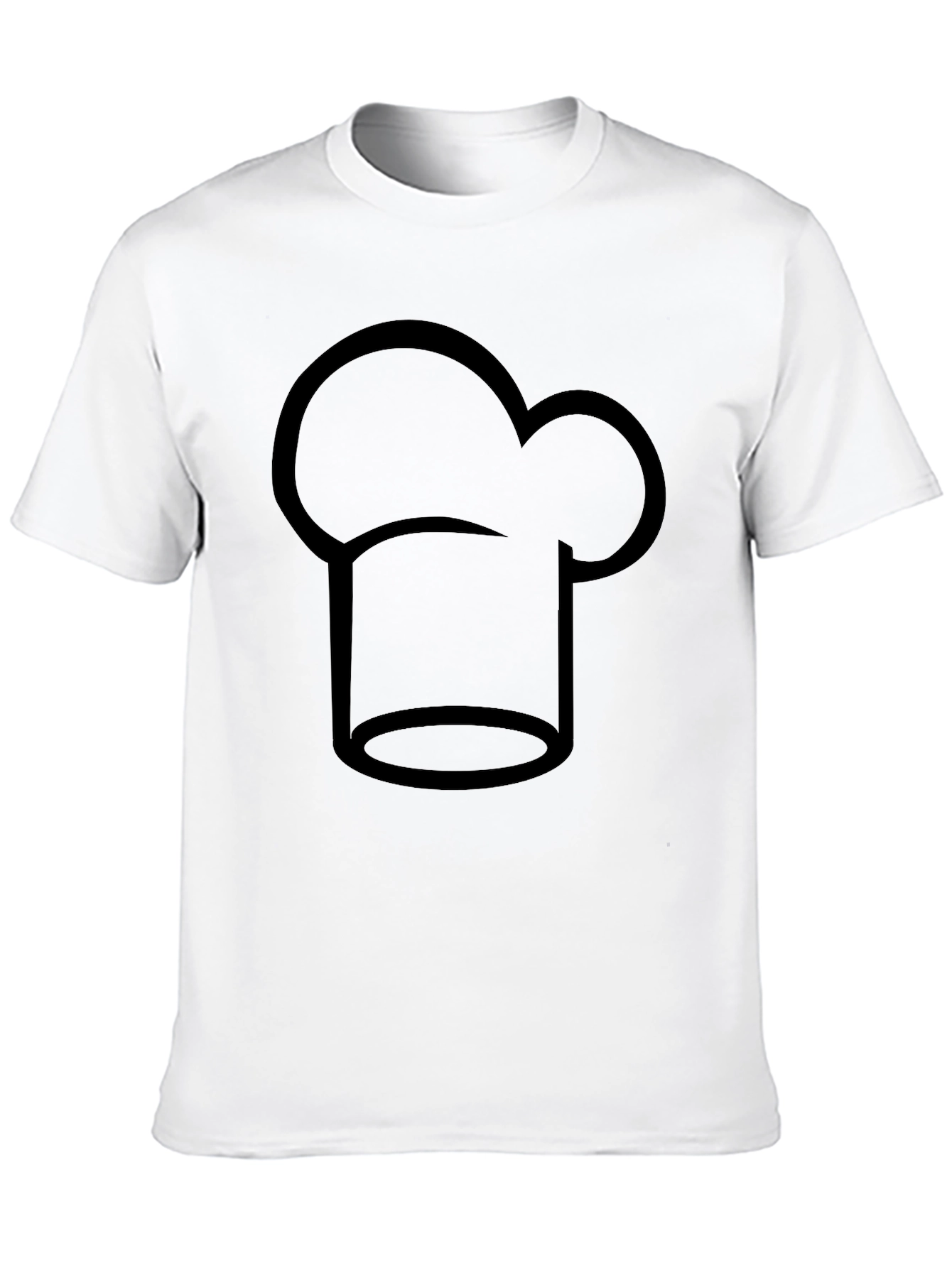 Chef Hat Graphic Black T-Shirt