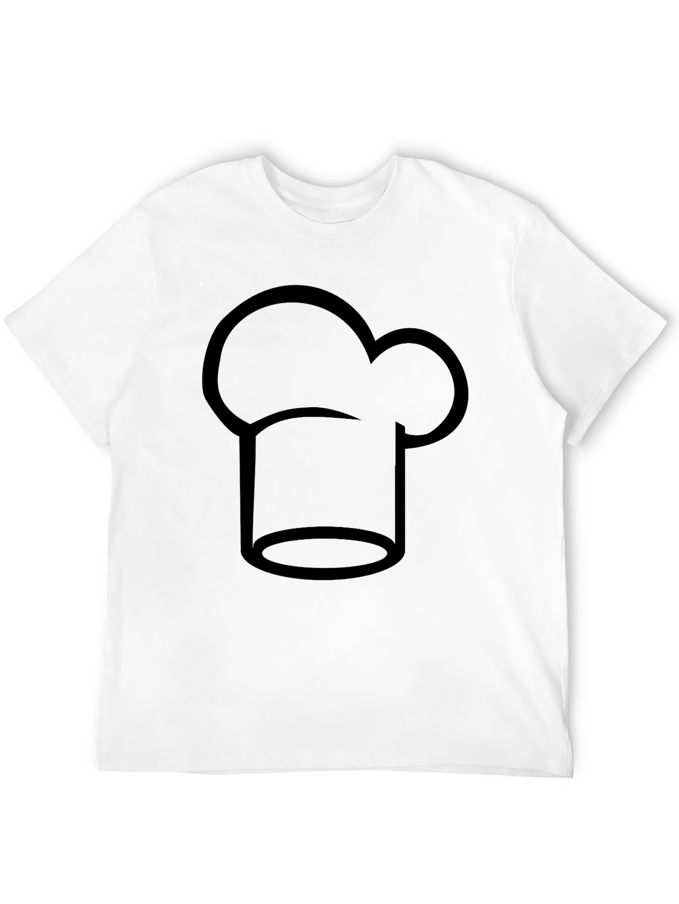 Chef Hat Graphic Black T-Shirt