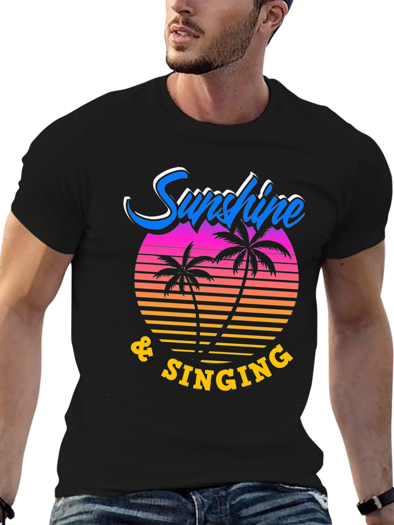 Sunshine & Singing Graphic T-Shirt