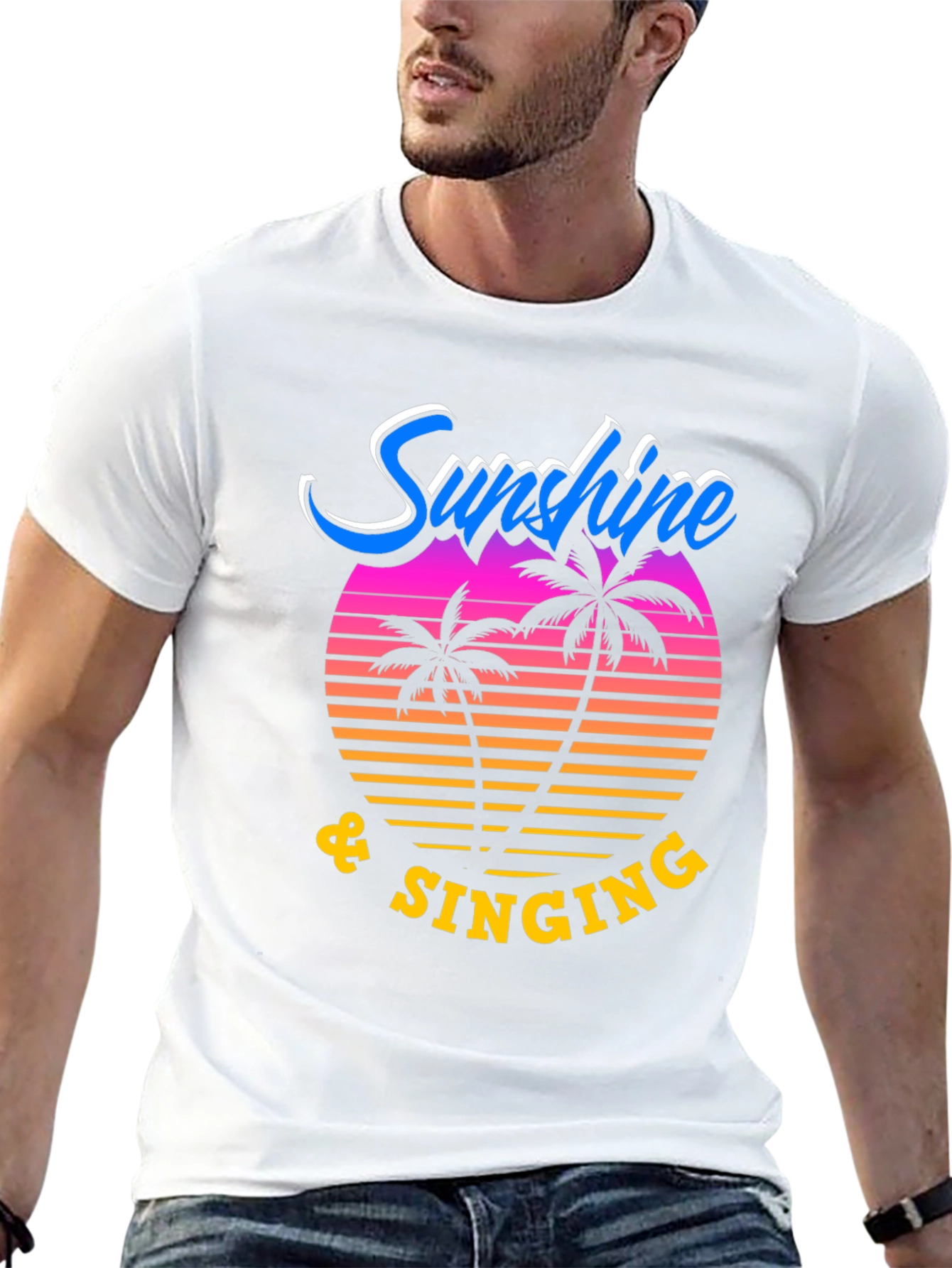 Sunshine & Singing Graphic T-Shirt