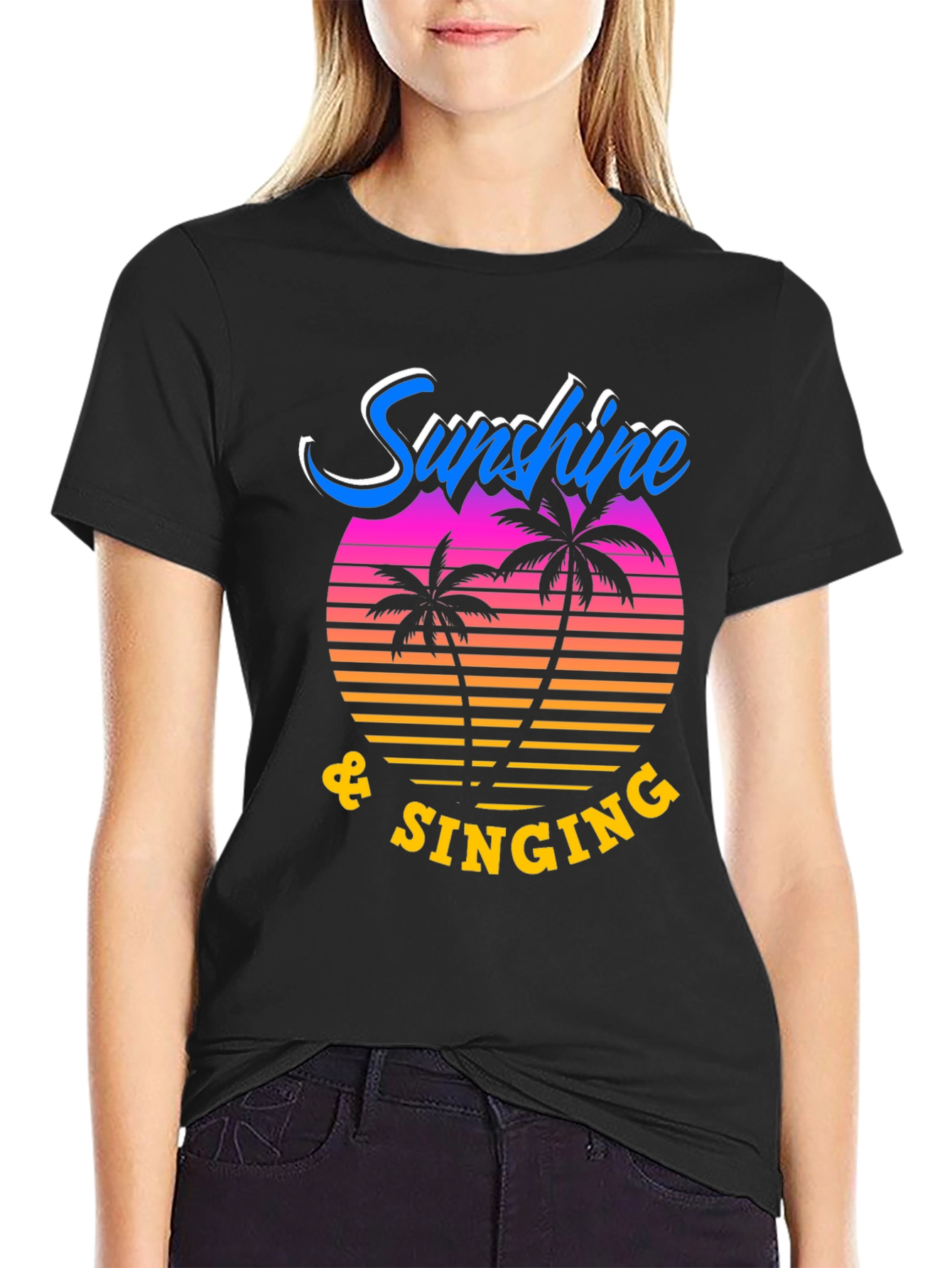 Sunshine & Singing Graphic T-Shirt