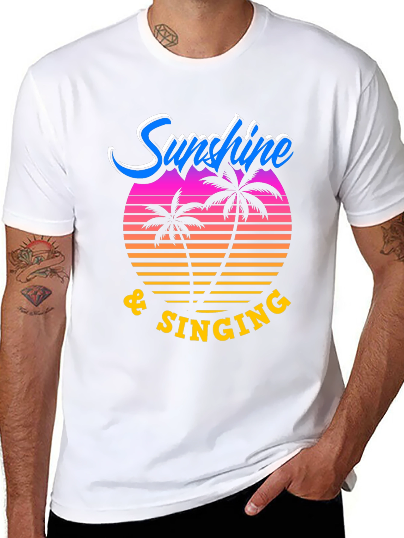 Sunshine & Singing Graphic T-Shirt