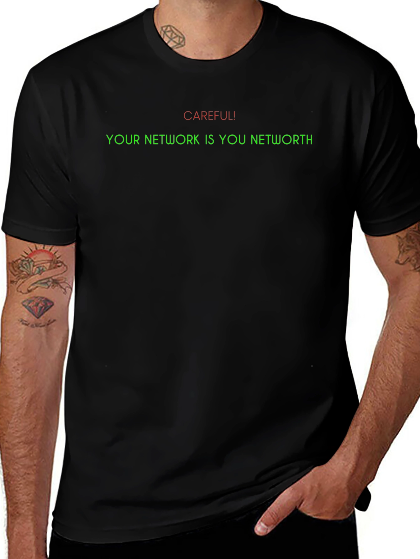 Network is Networth Graphic Tee