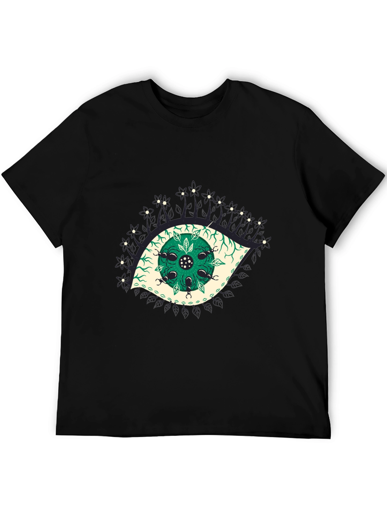 Eye Graphic Black T-Shirt