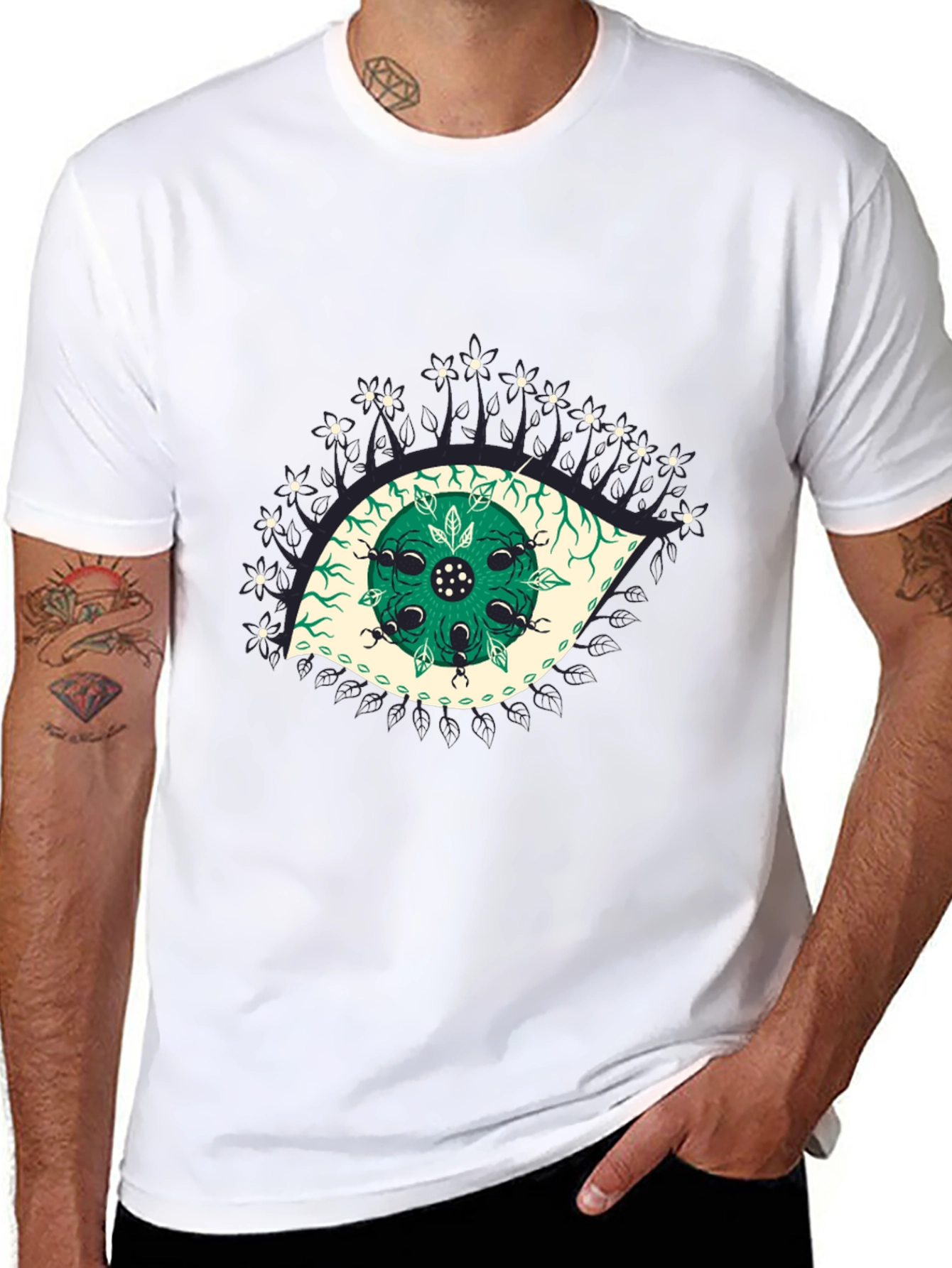 Eye Graphic Black T-Shirt