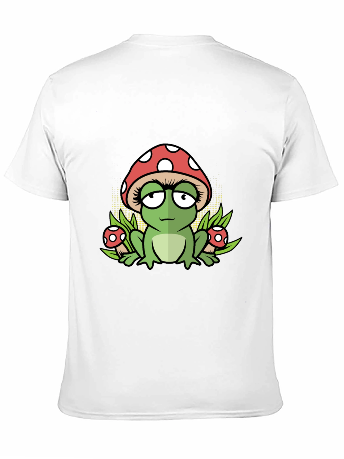 Frog Mushroom Black T-Shirt