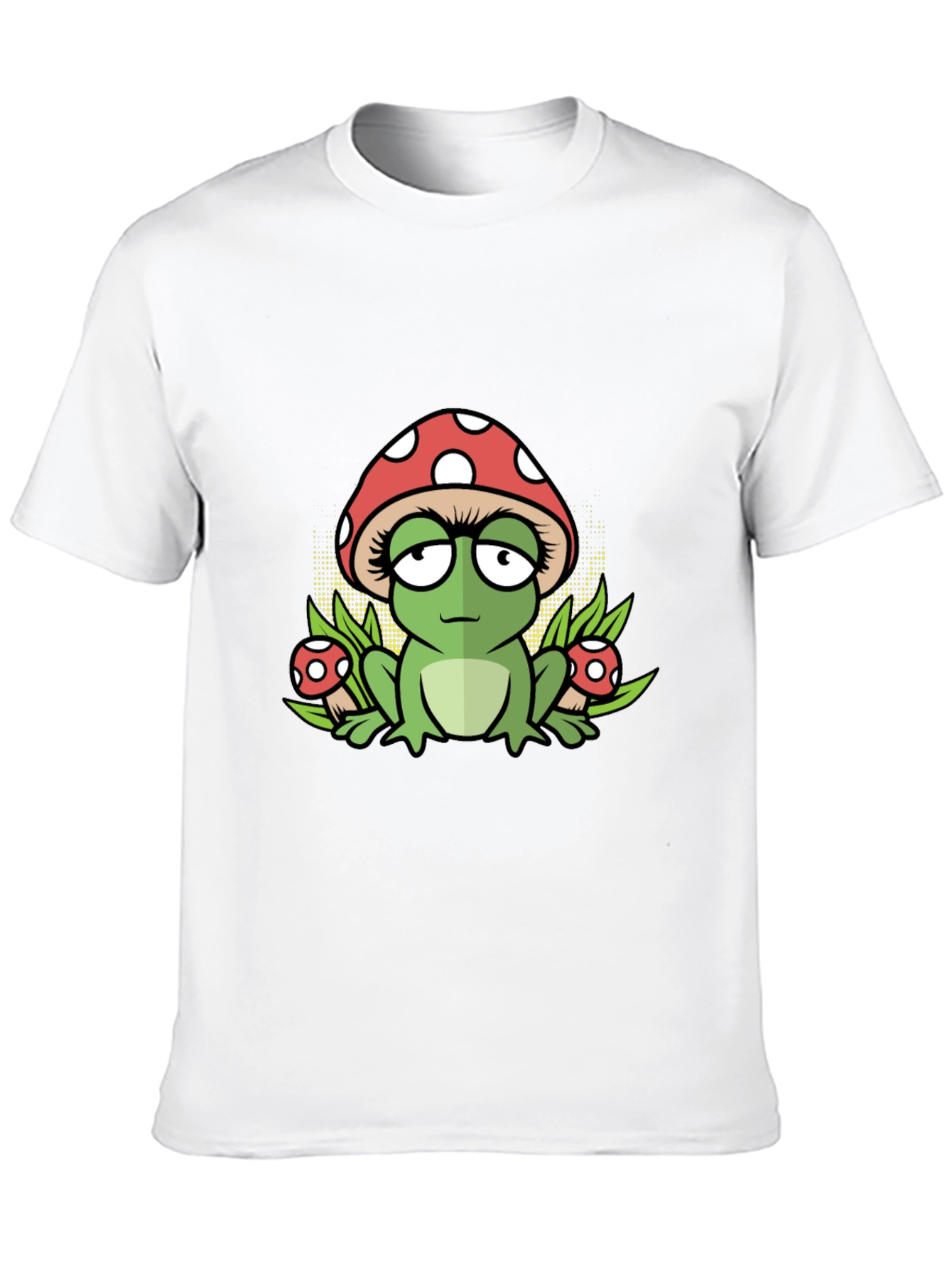 Frog Mushroom Black T-Shirt