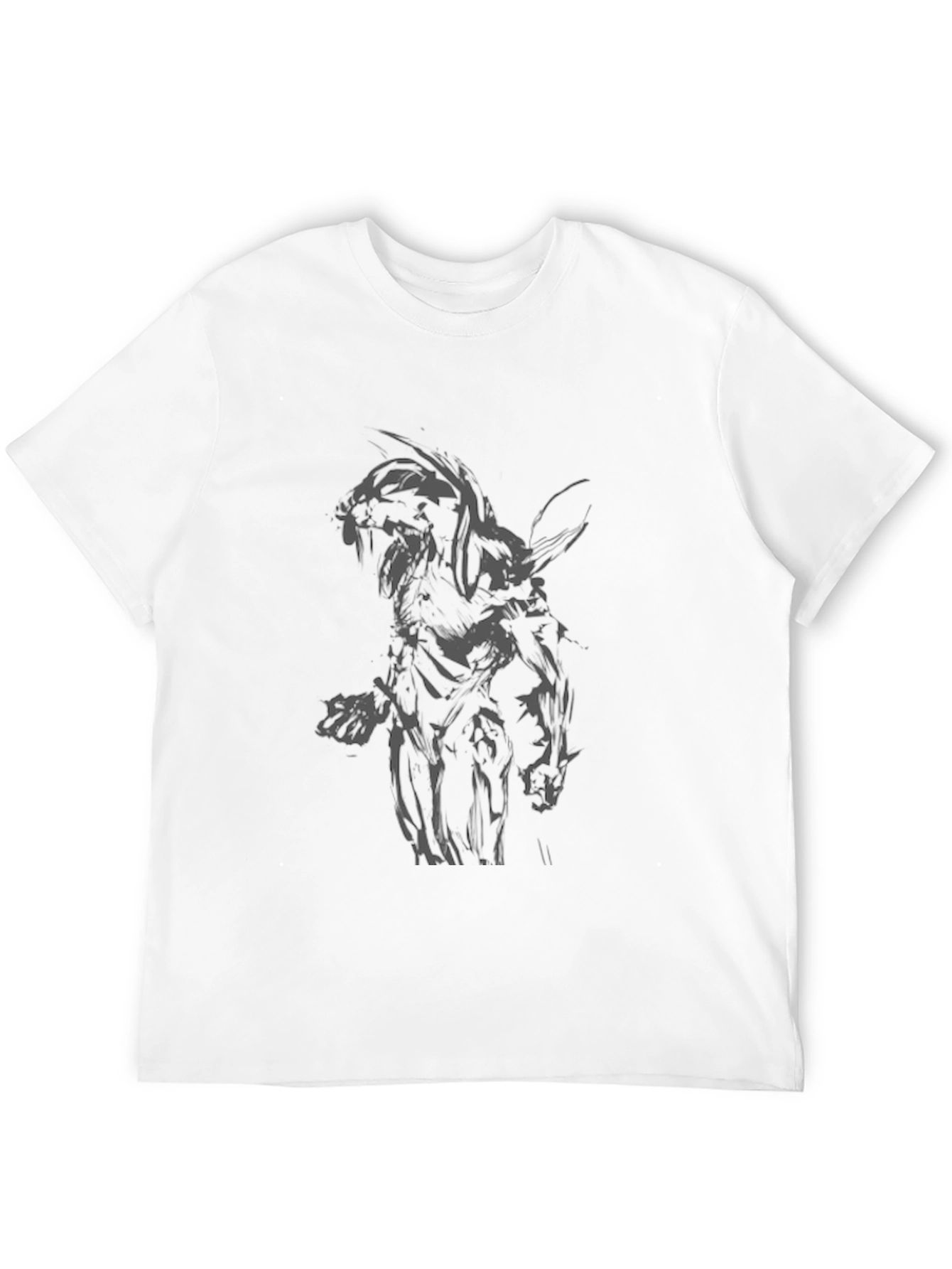 Mens Black Graphic T-Shirt