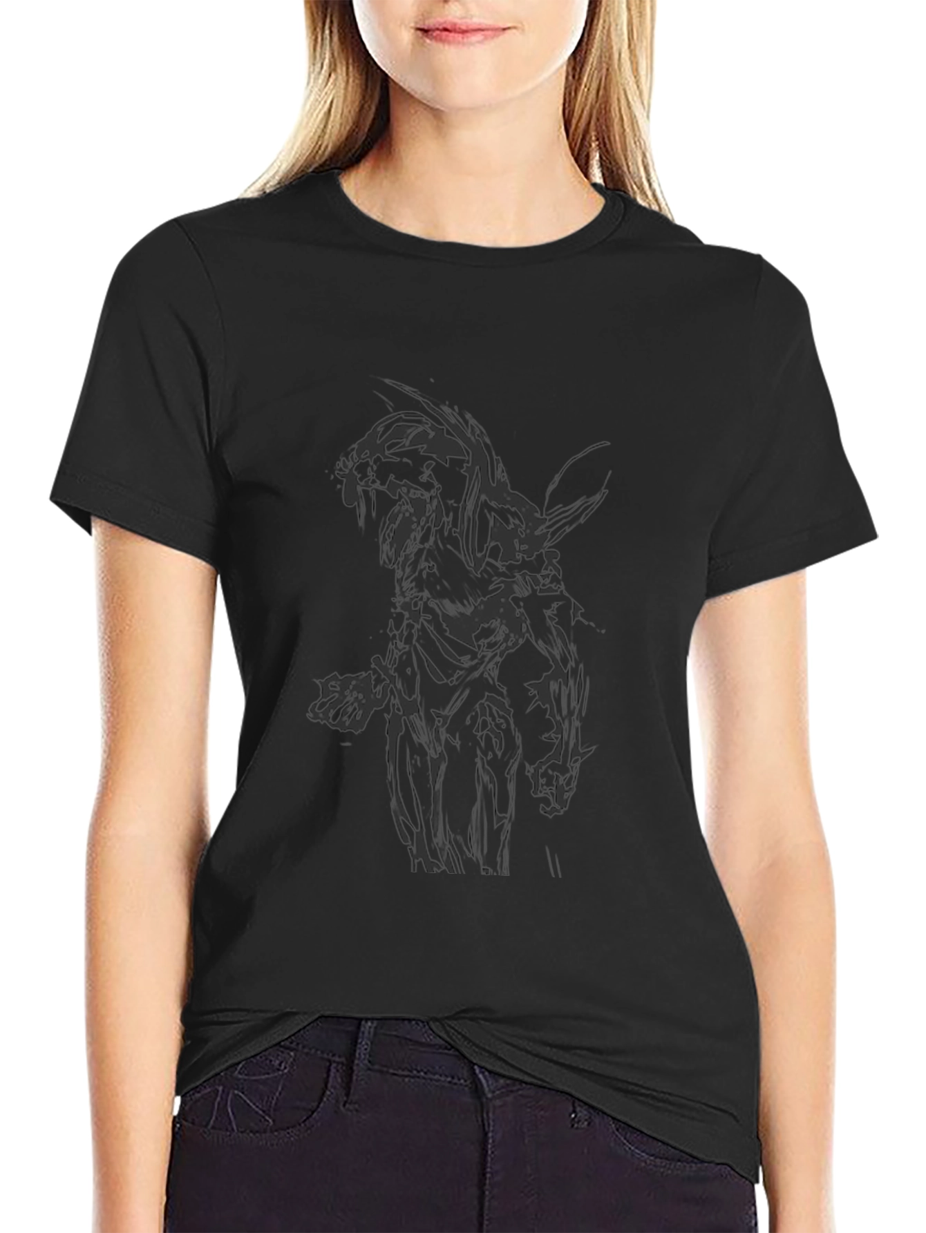 Mens Black Graphic T-Shirt