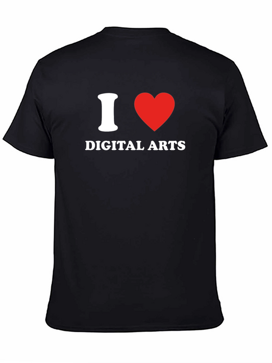 I Heart Digital Arts Black T-Shirt