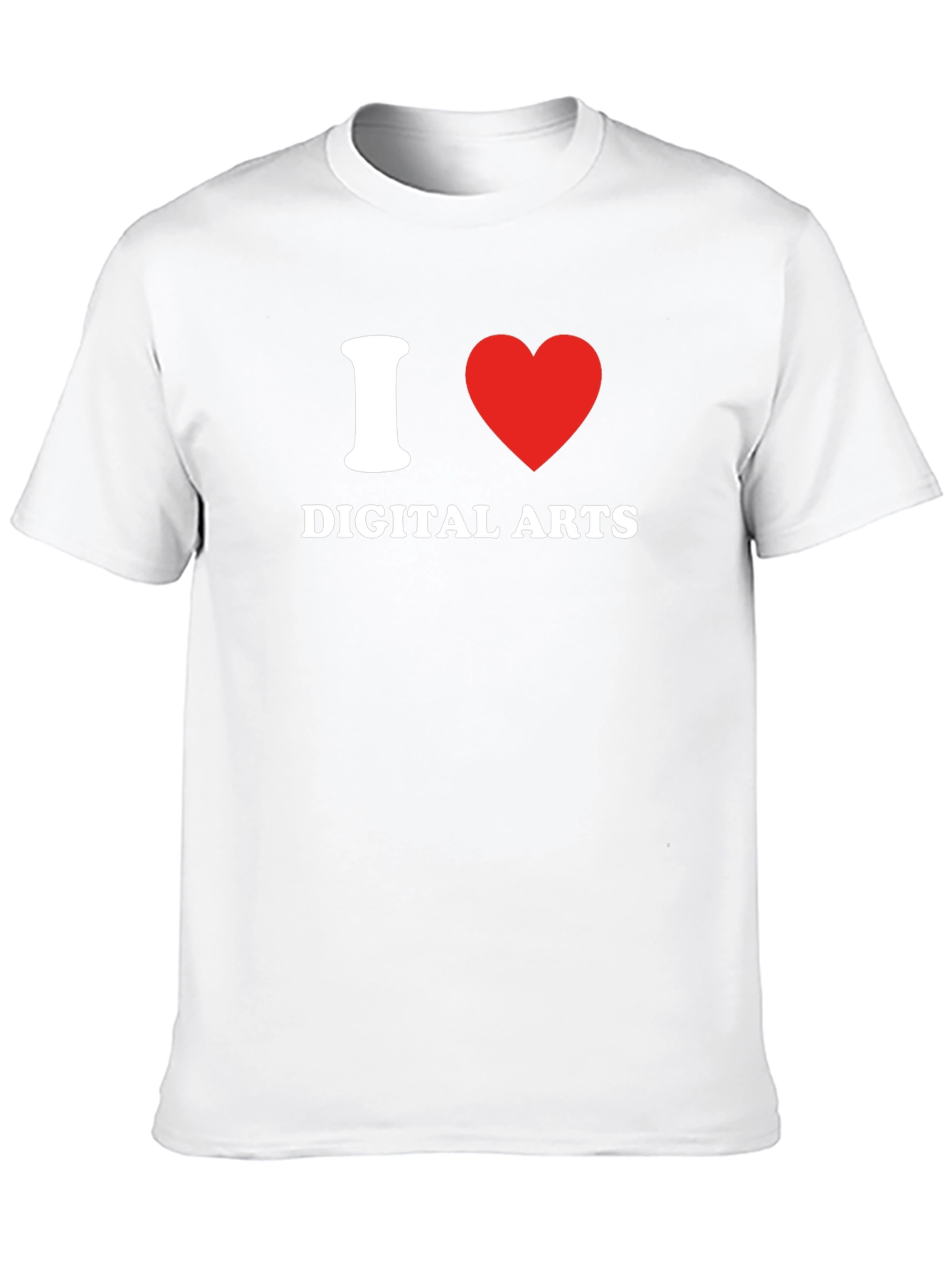 I Heart Digital Arts Black T-Shirt