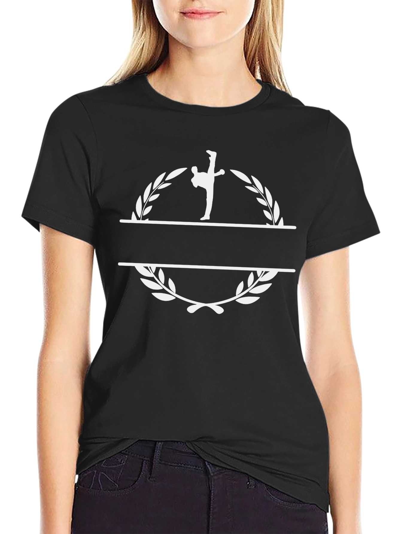 Martial Arts Graphic T-Shirt - Black