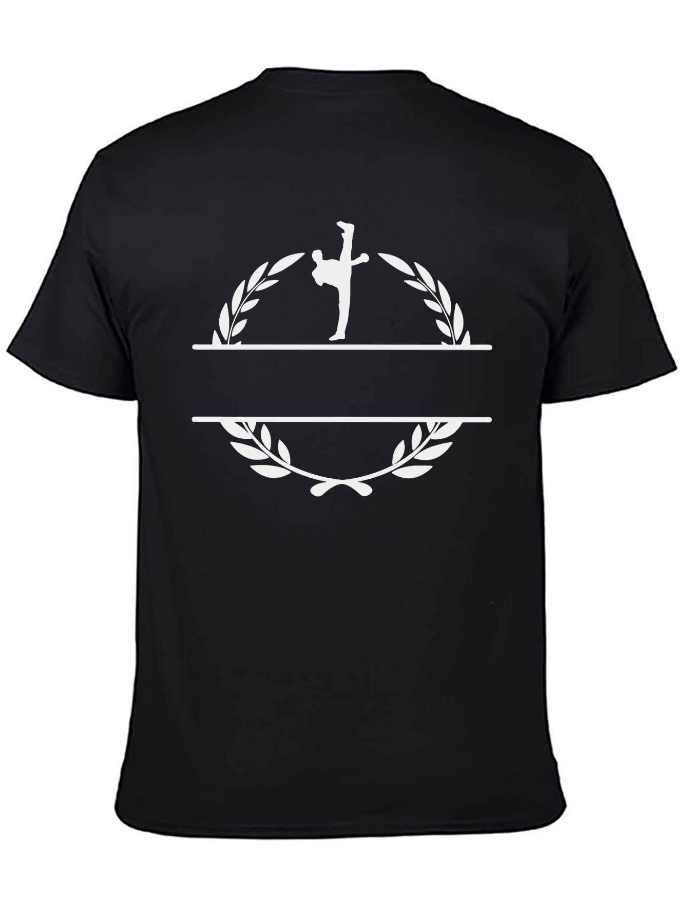 Martial Arts Graphic T-Shirt - Black