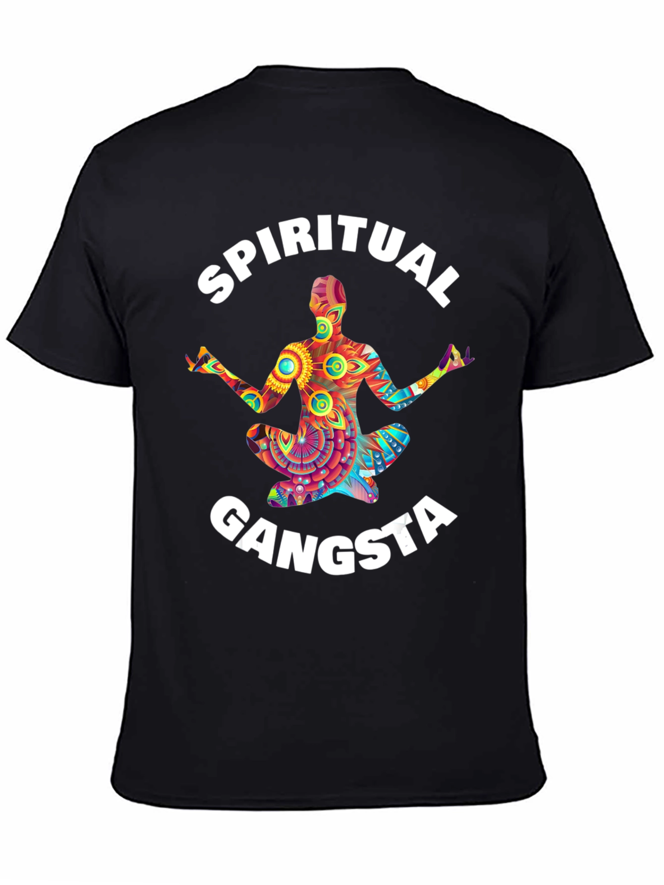 Spiritual Gangsta Graphic Tee - Mens Black T-Shirt