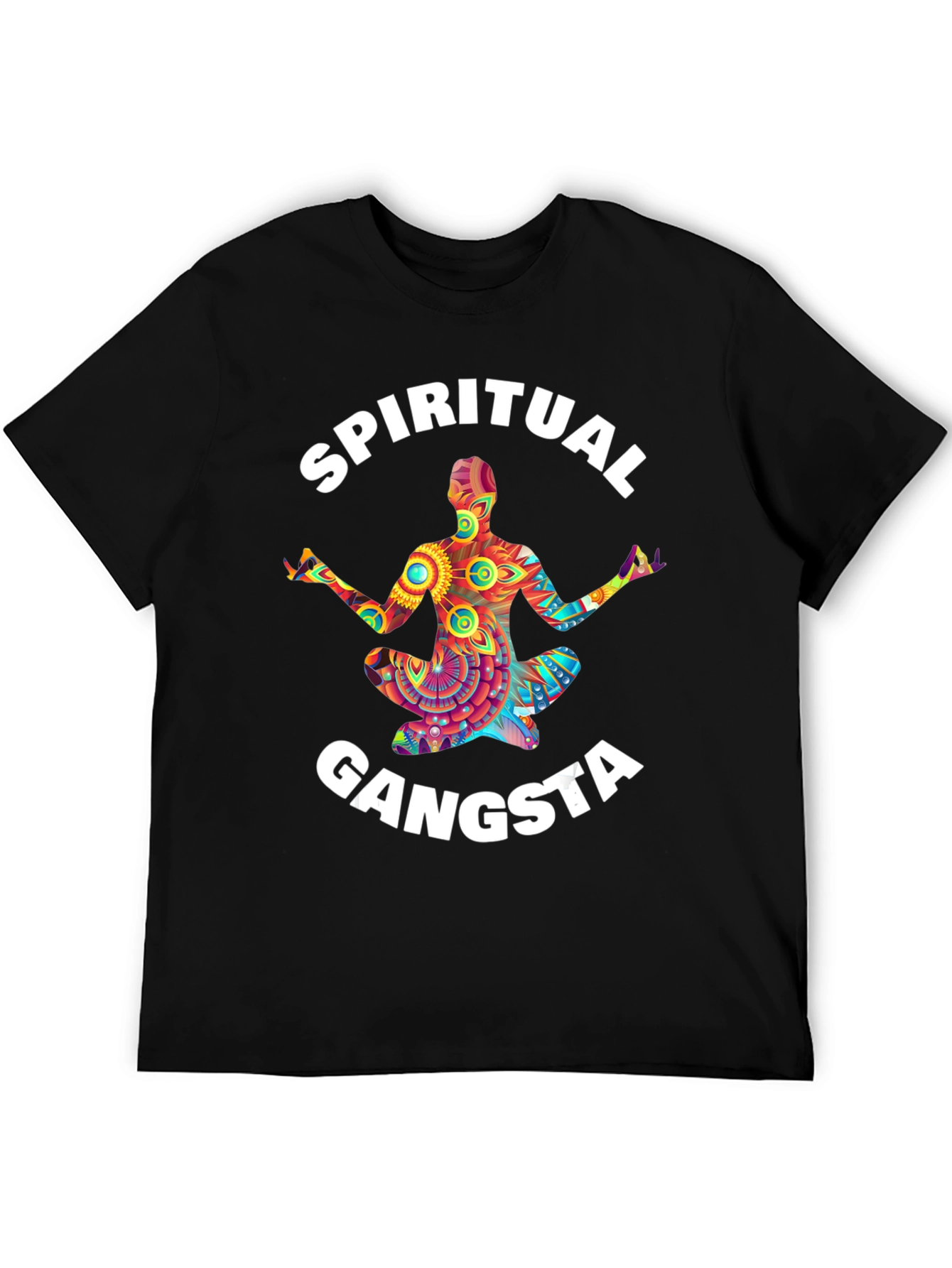 Spiritual Gangsta Graphic Tee - Mens Black T-Shirt