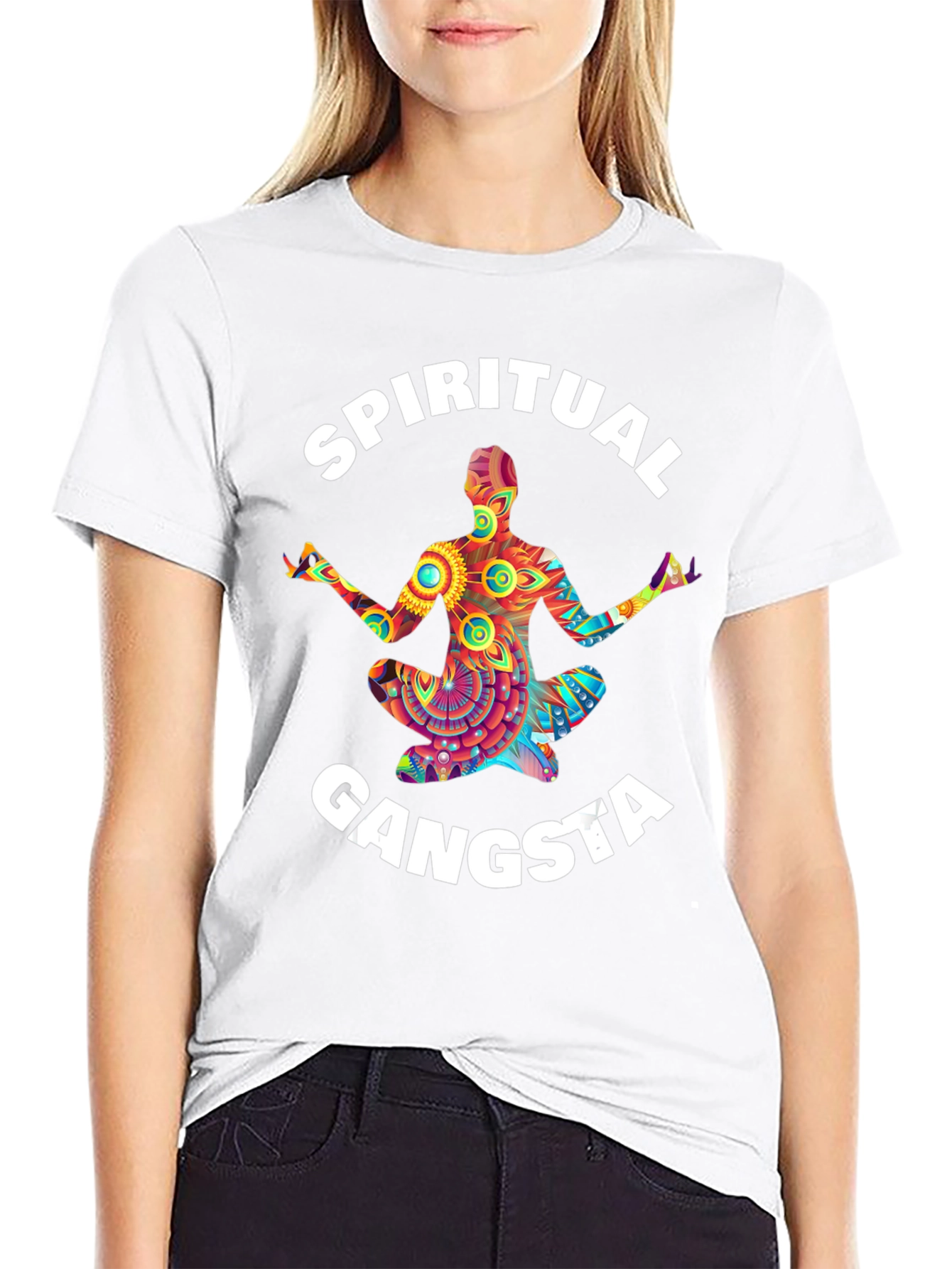 Spiritual Gangsta Graphic Tee - Mens Black T-Shirt