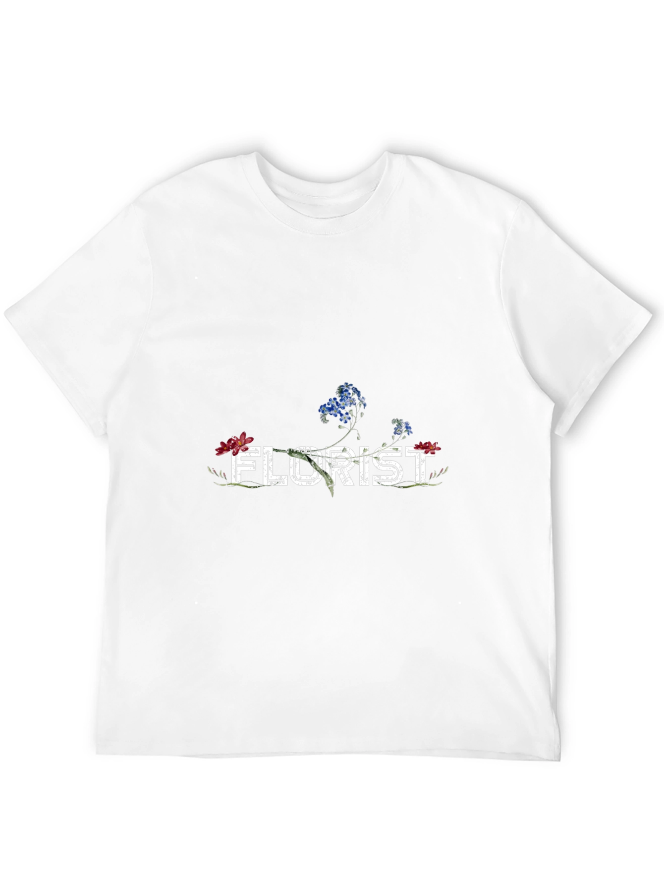 Floral Florist Graphic T-Shirt