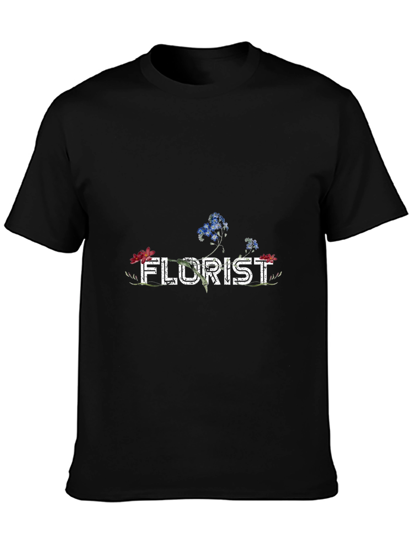 Floral Florist Graphic T-Shirt