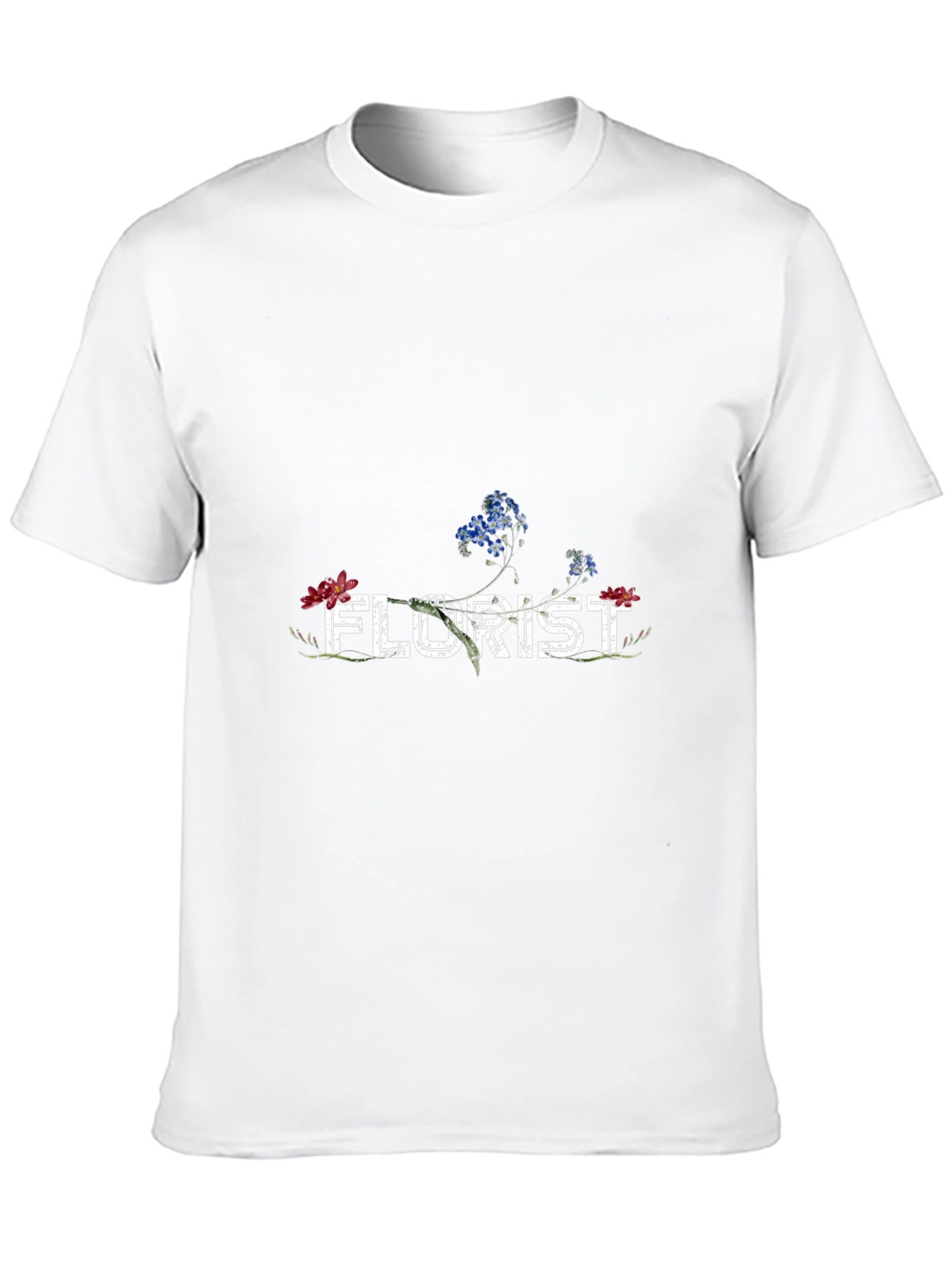 Floral Florist Graphic T-Shirt