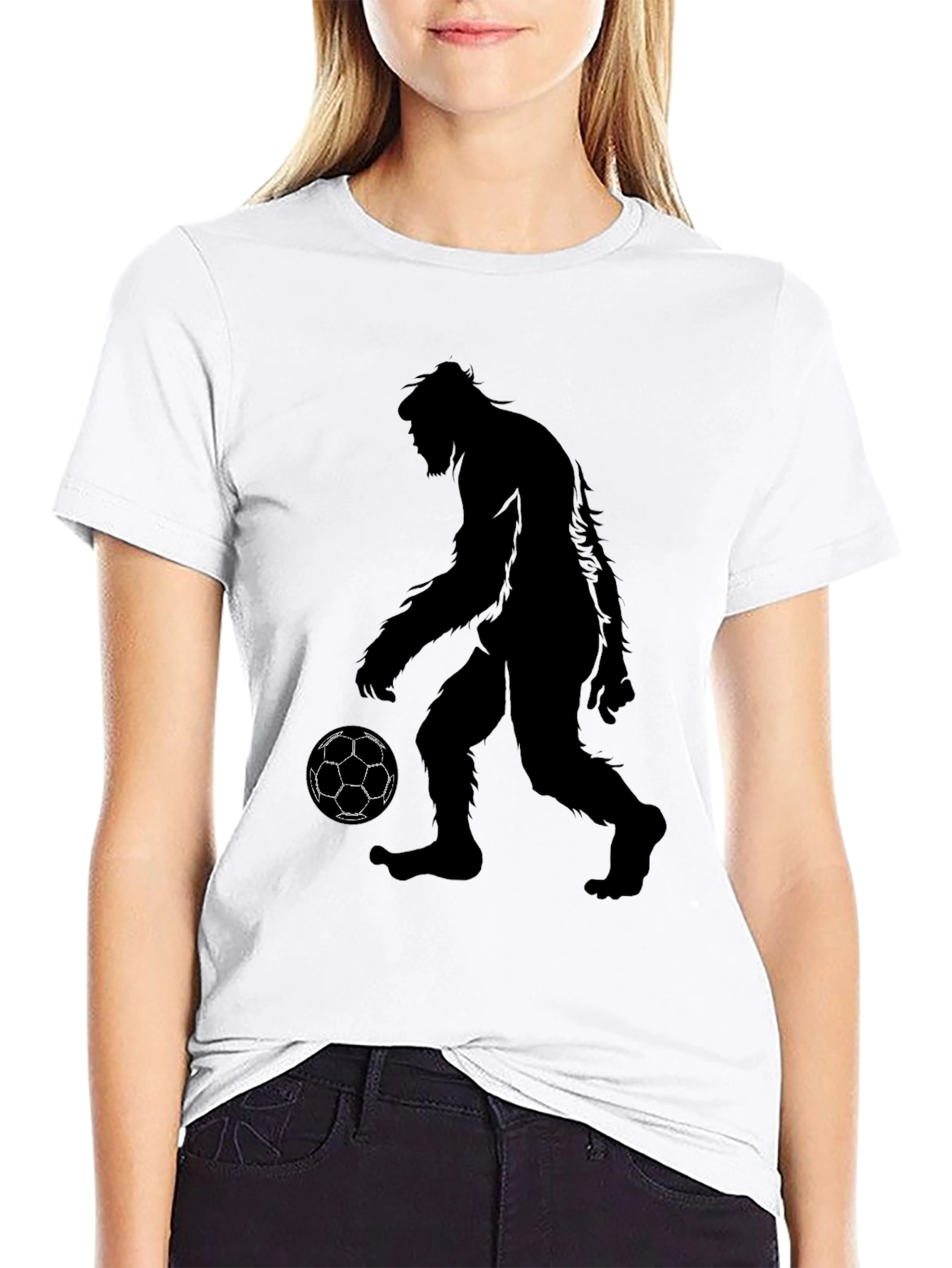 Bigfoot Soccer Graphic Tee - Black