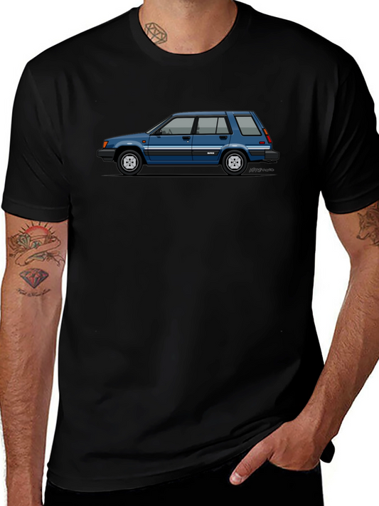 Vintage Car Graphic Tee - Retro Style!