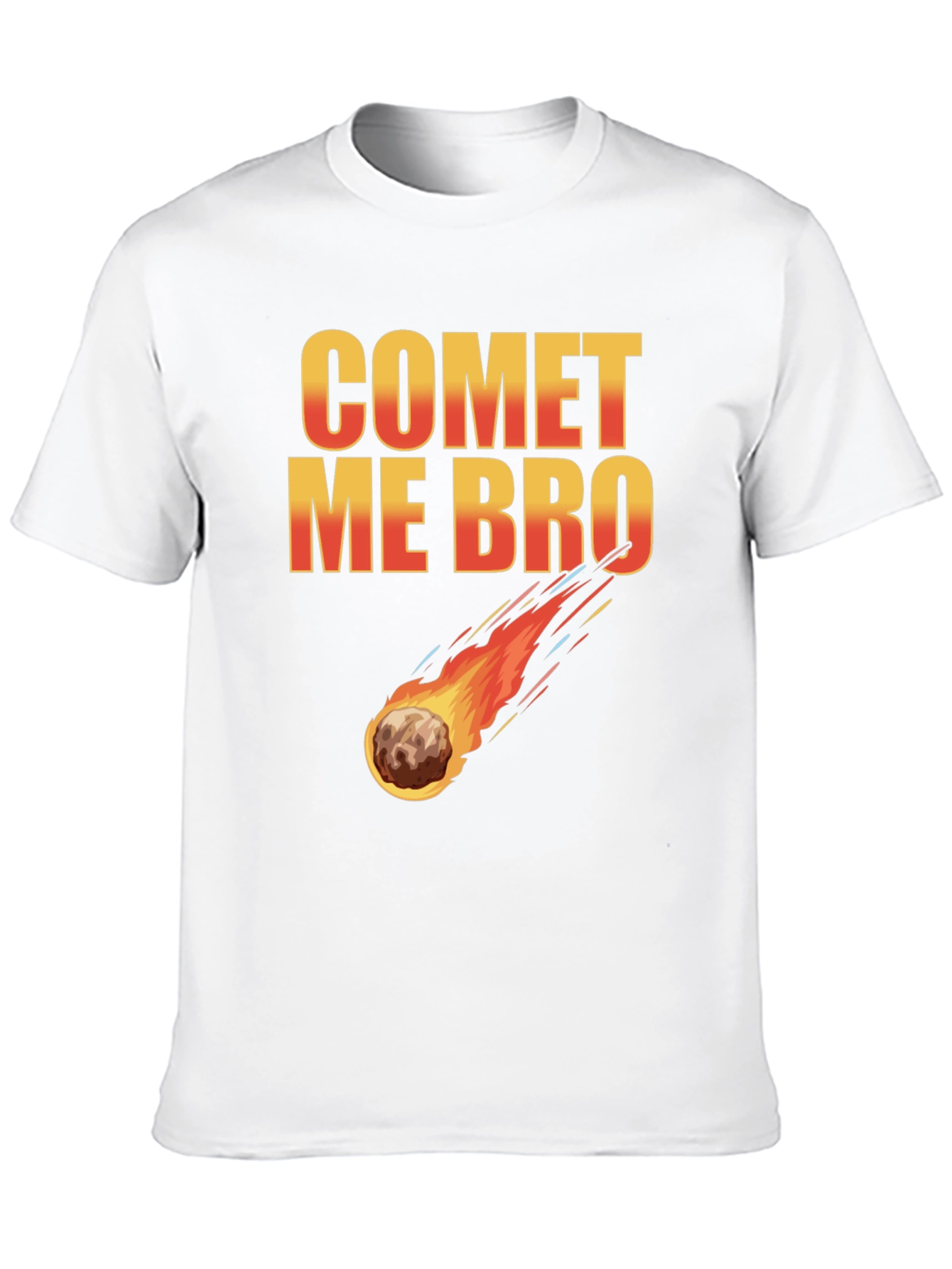 Comet Me Bro Black T-Shirt - Fun Graphic Tee