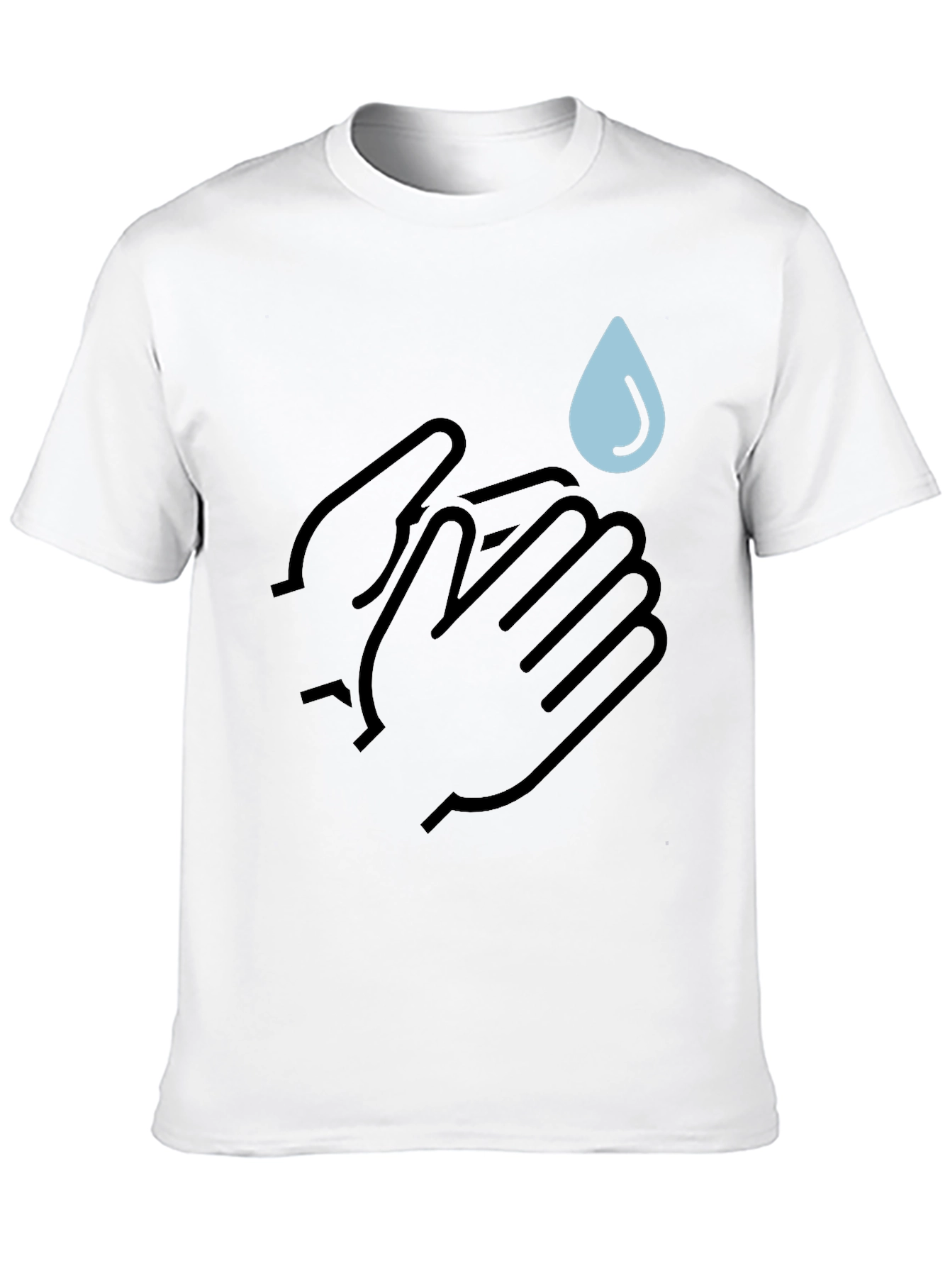 Wash Your Hands Black Tee