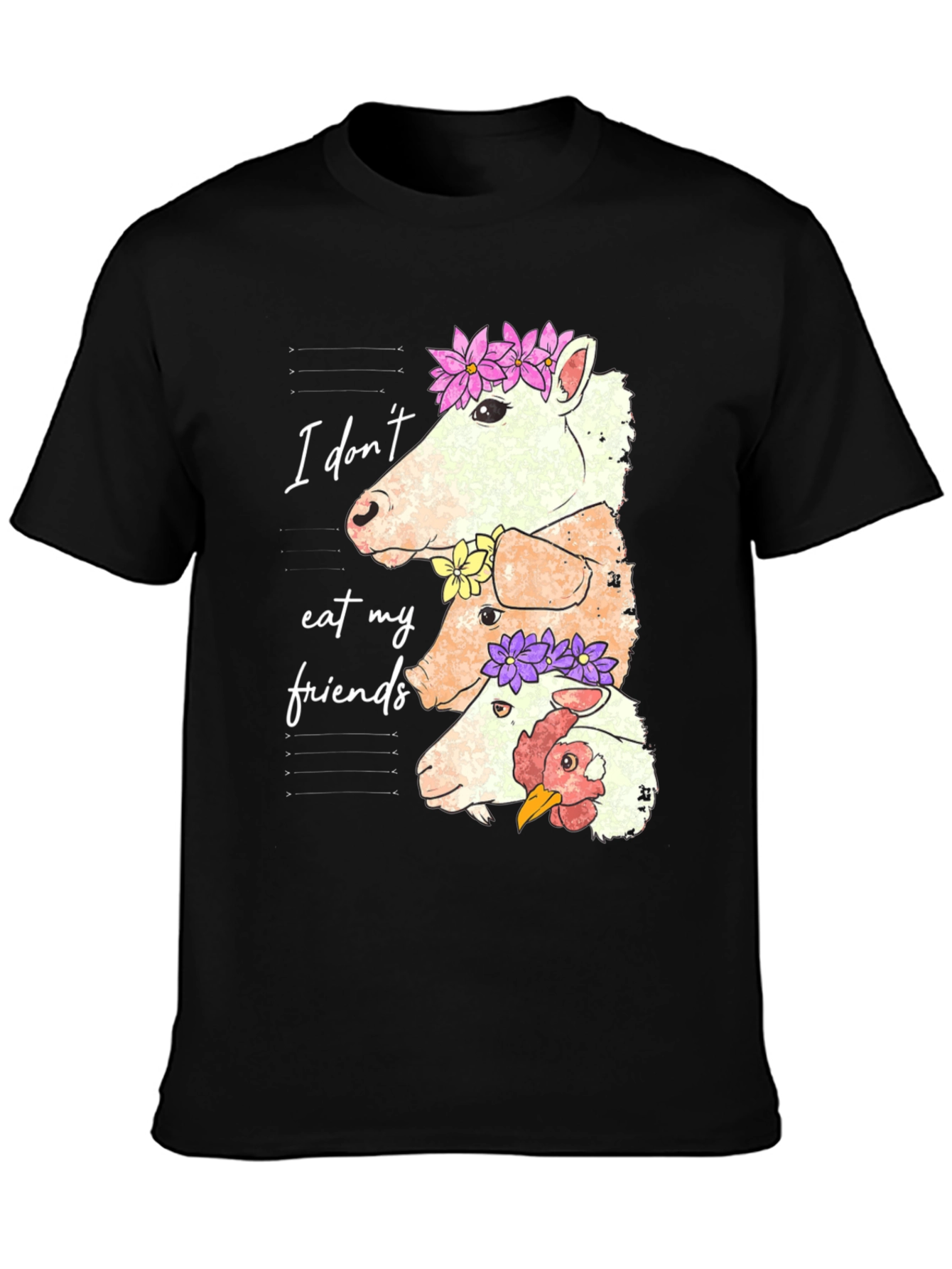 Vegan T-Shirt: I Dont Eat My Friends Tee