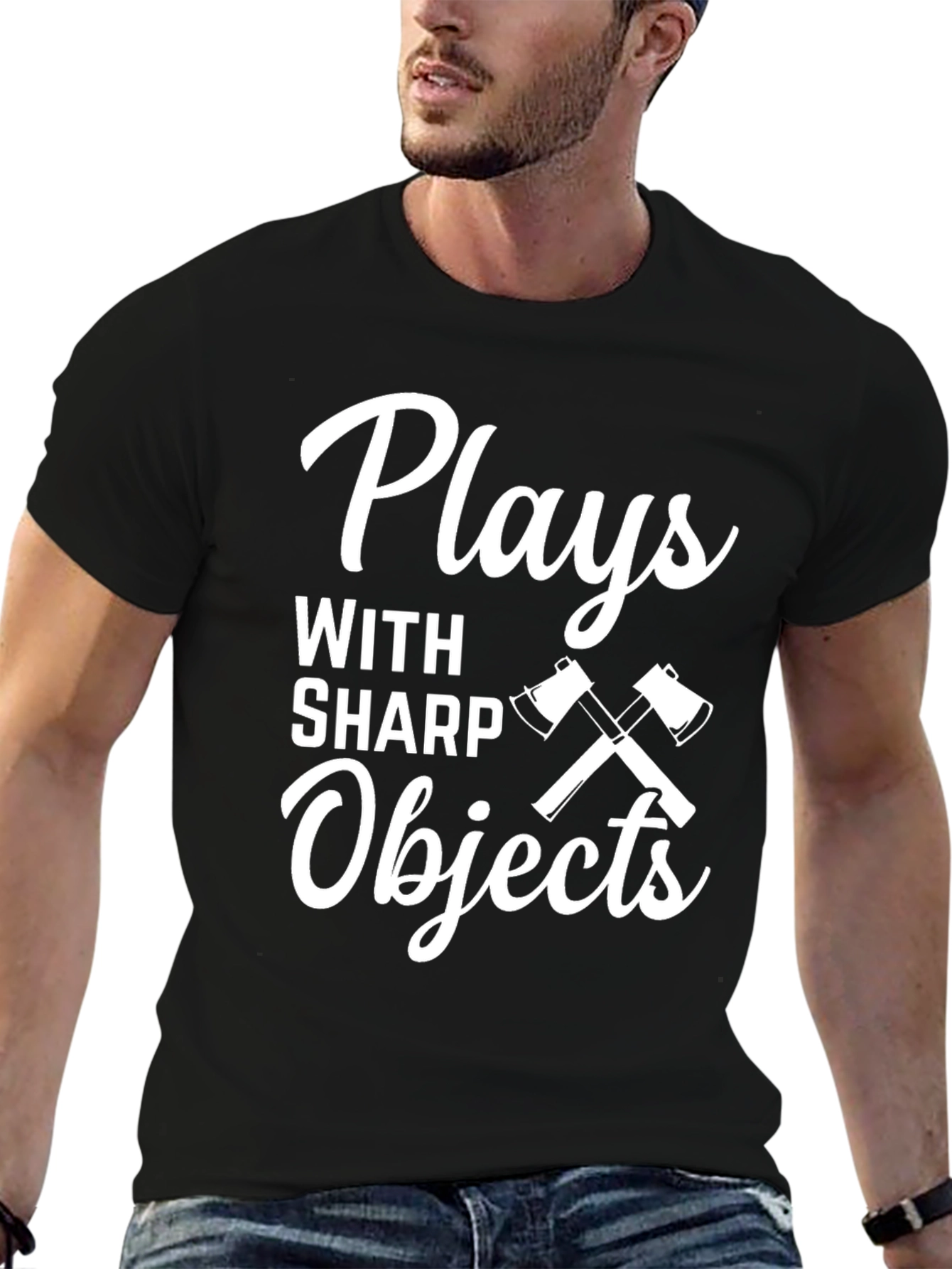 Plays With Sharp Objects T-Shirt