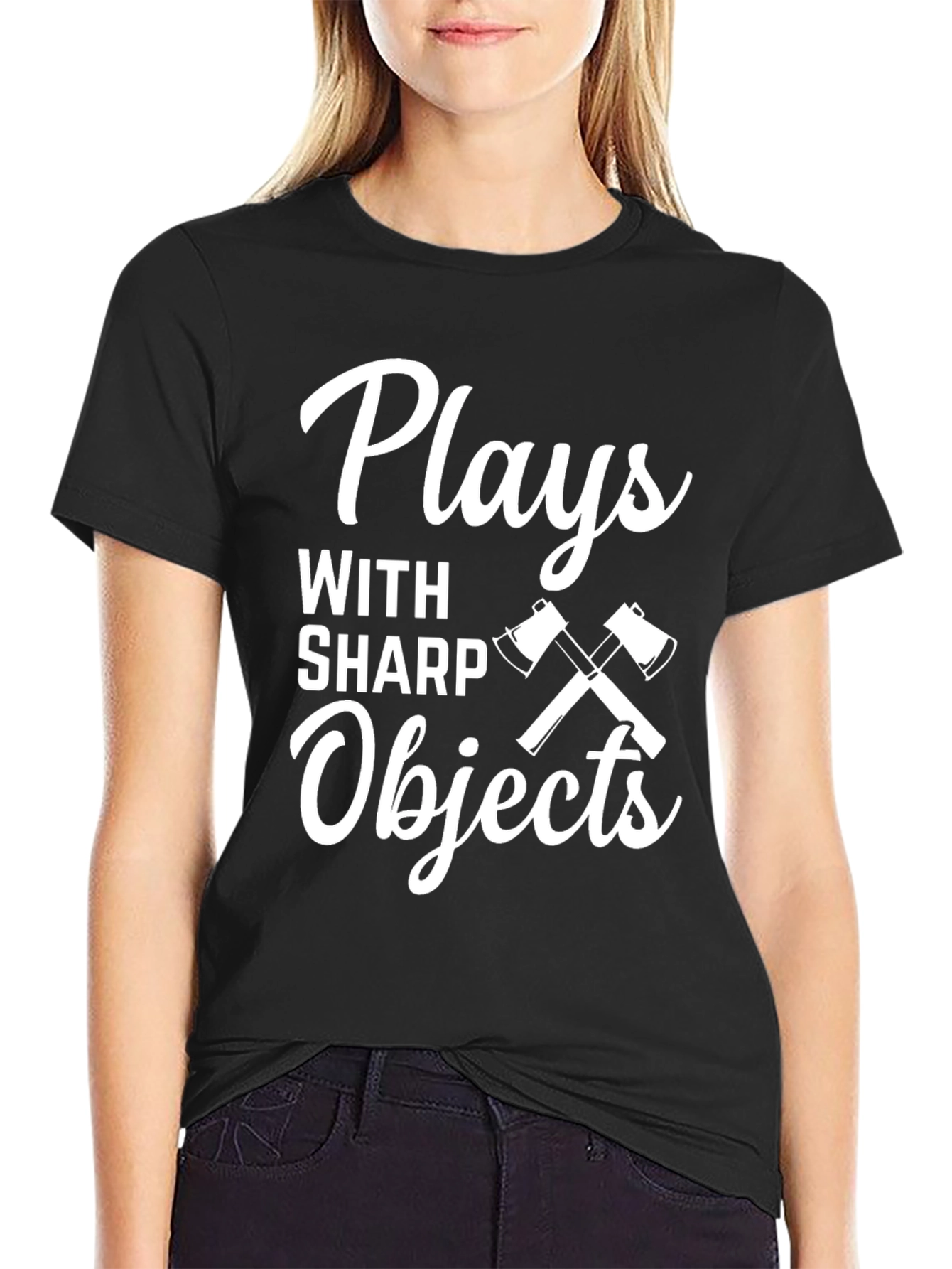 Plays With Sharp Objects T-Shirt
