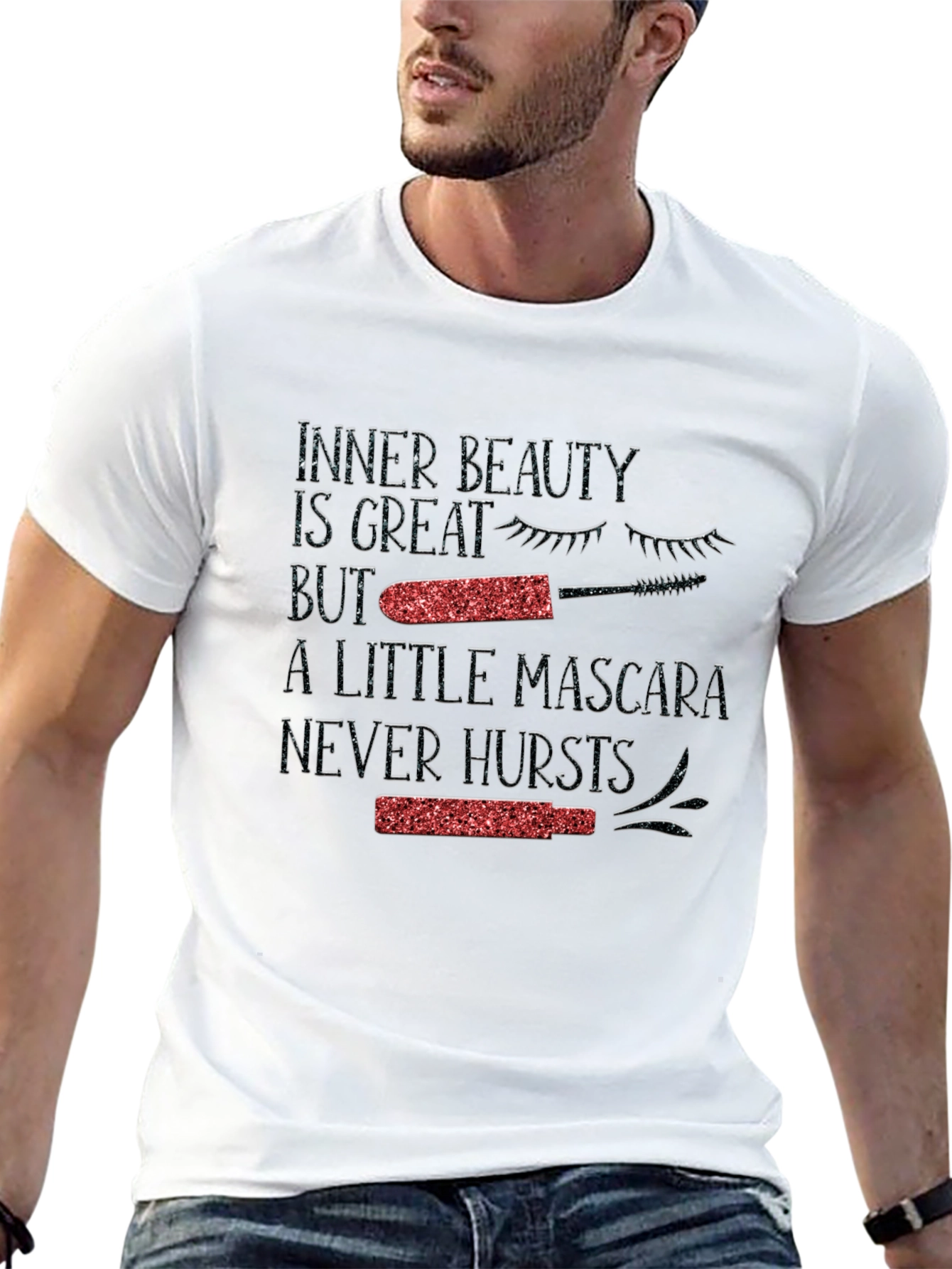 Inner Beauty Mascara Graphic Tee