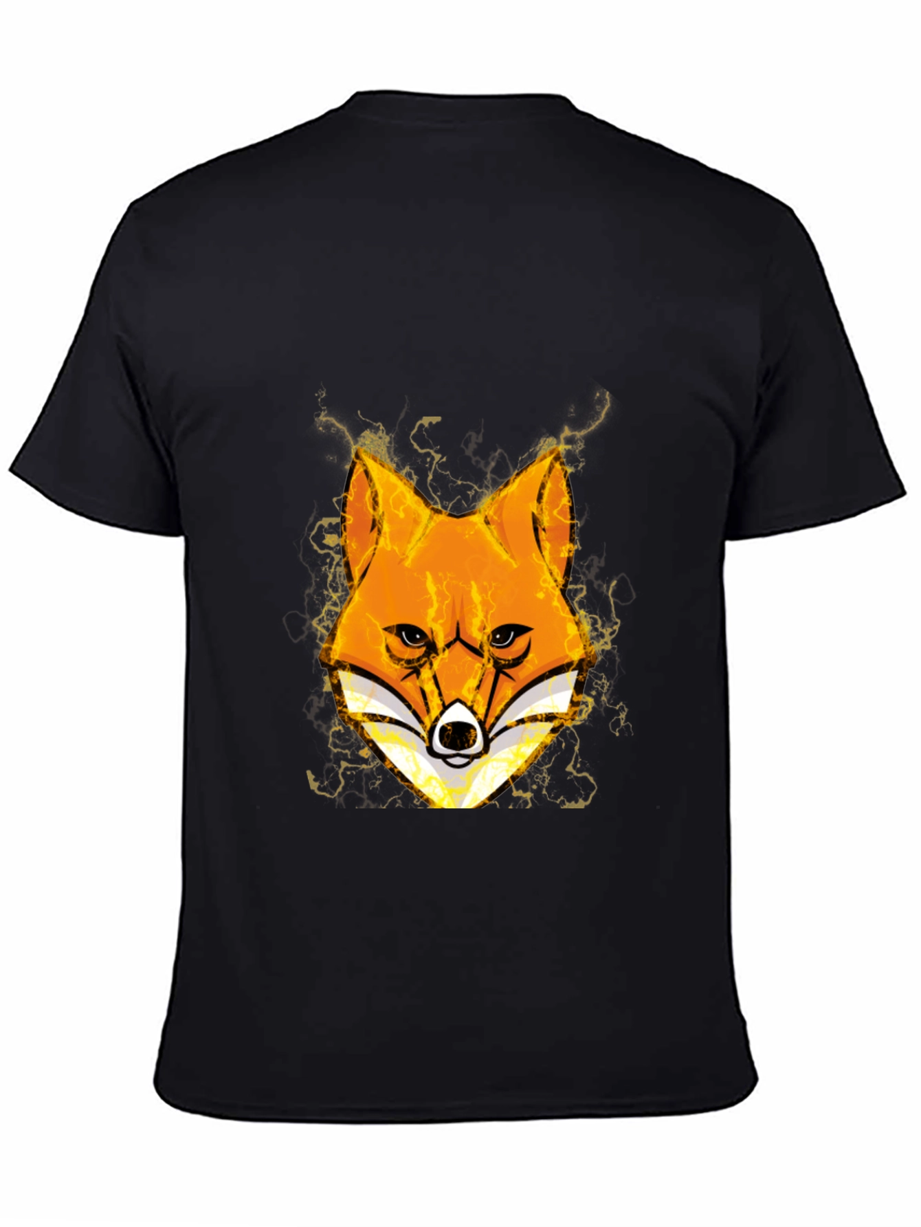Fox Head Graphic Black T-Shirt