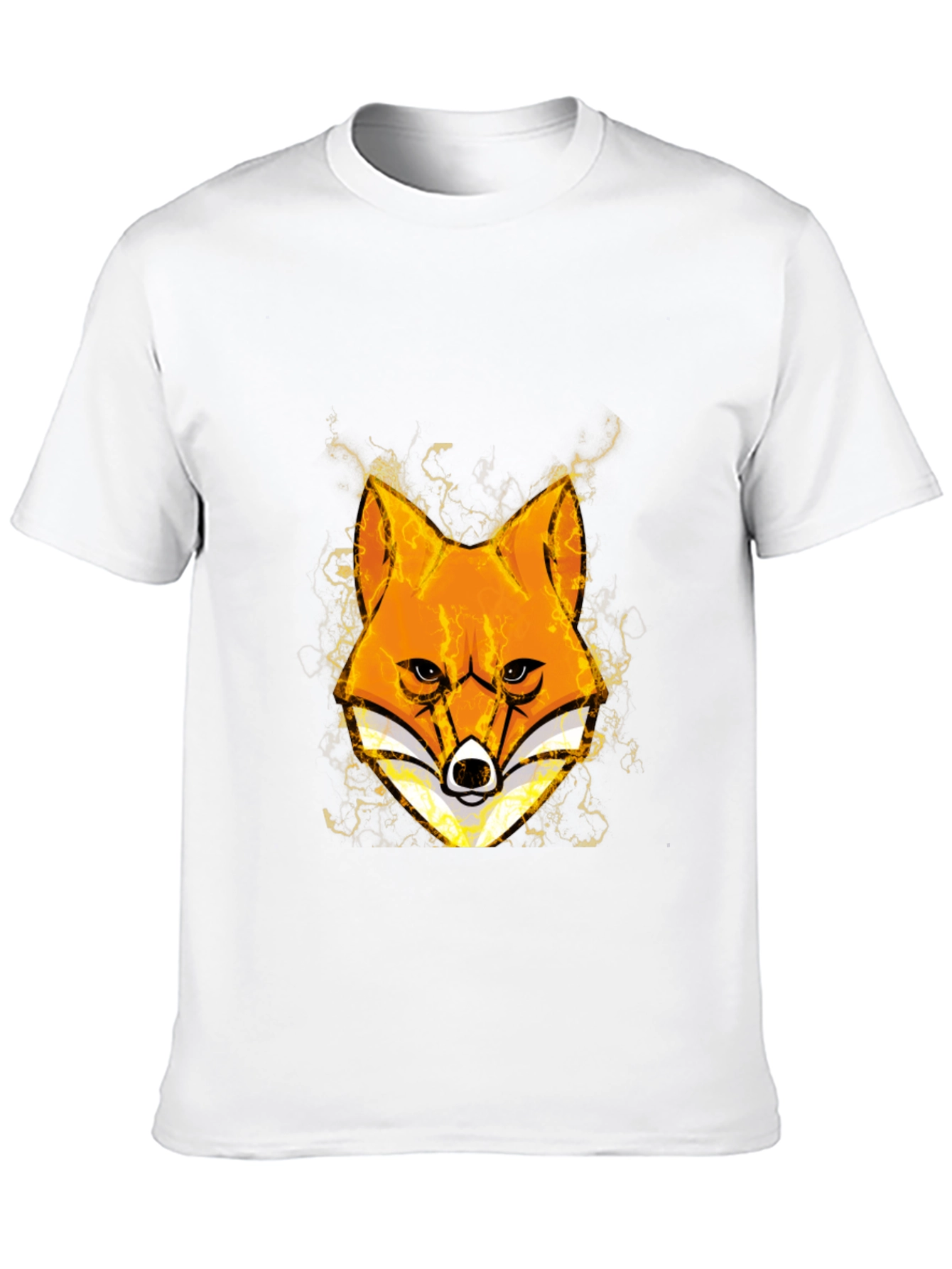 Fox Head Graphic Black T-Shirt