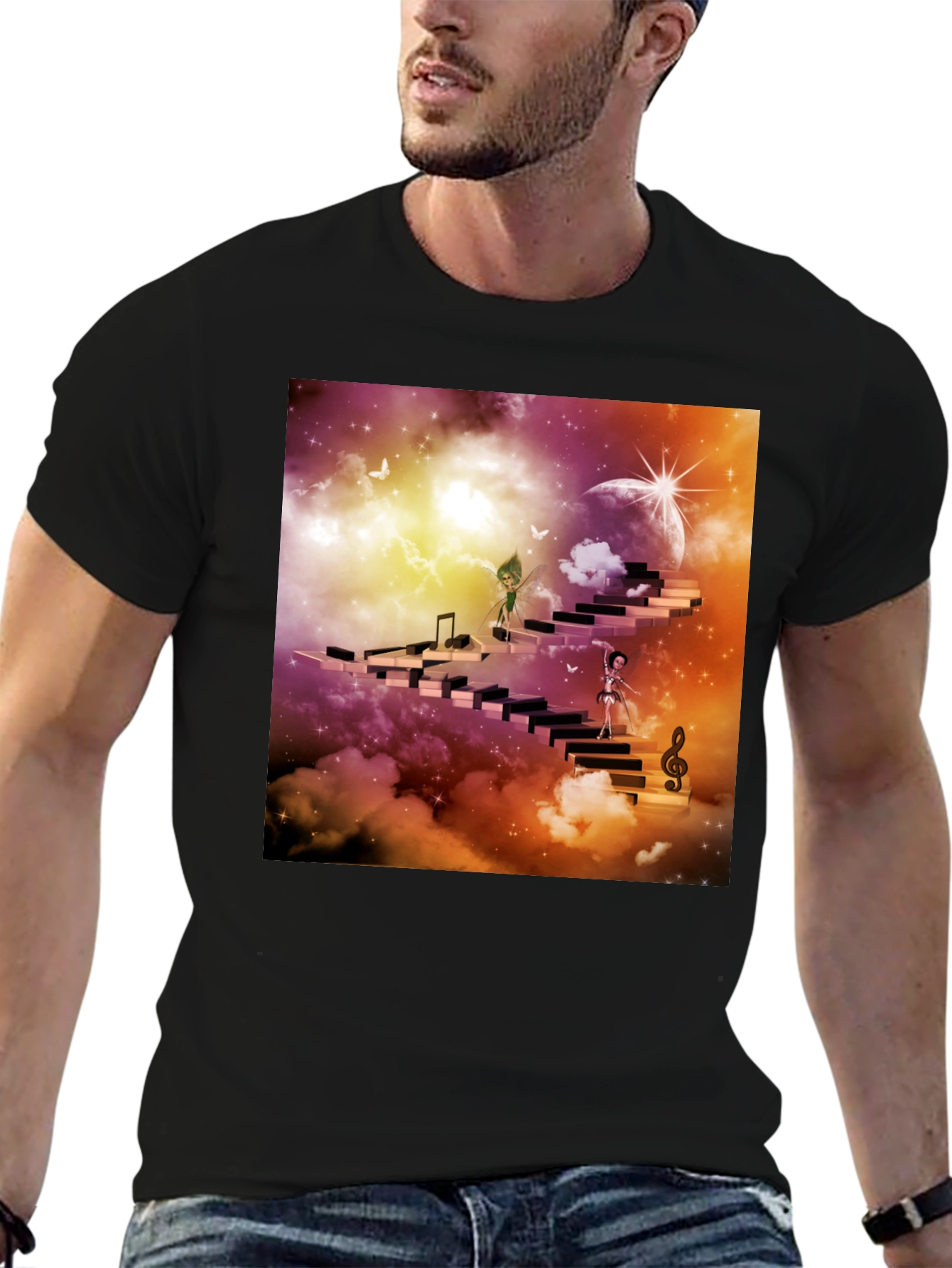 Fantasy Music Stairway T-Shirt