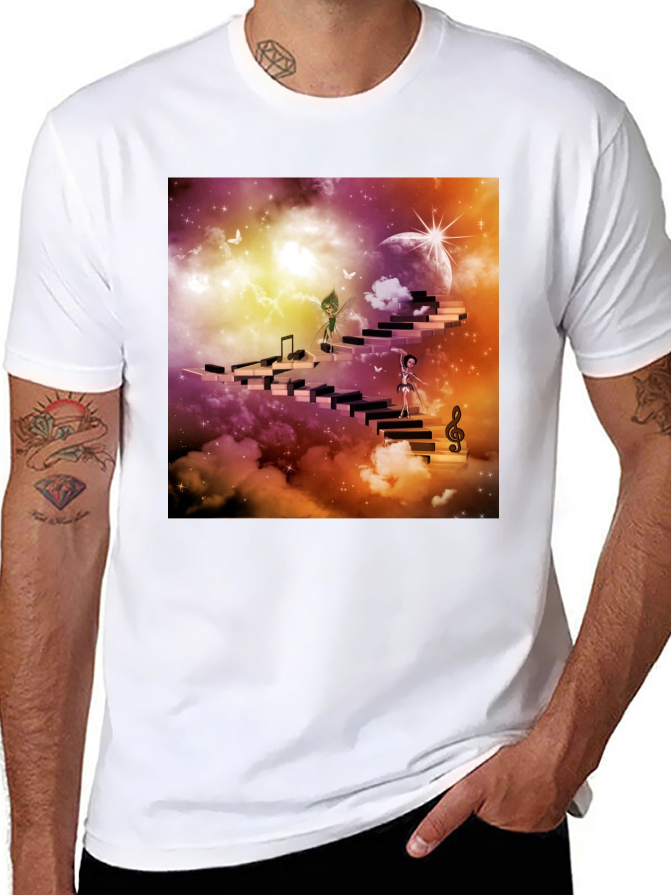 Fantasy Music Stairway T-Shirt