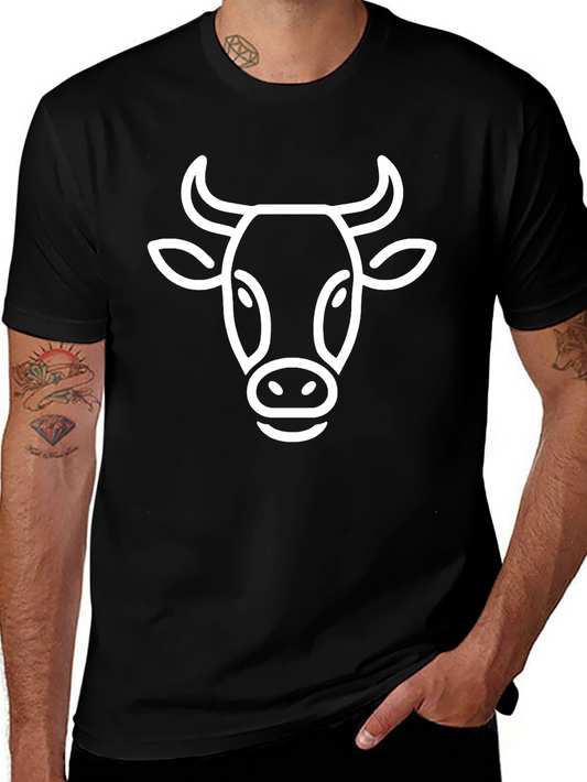 Cool Cow Graphic Black T-Shirt
