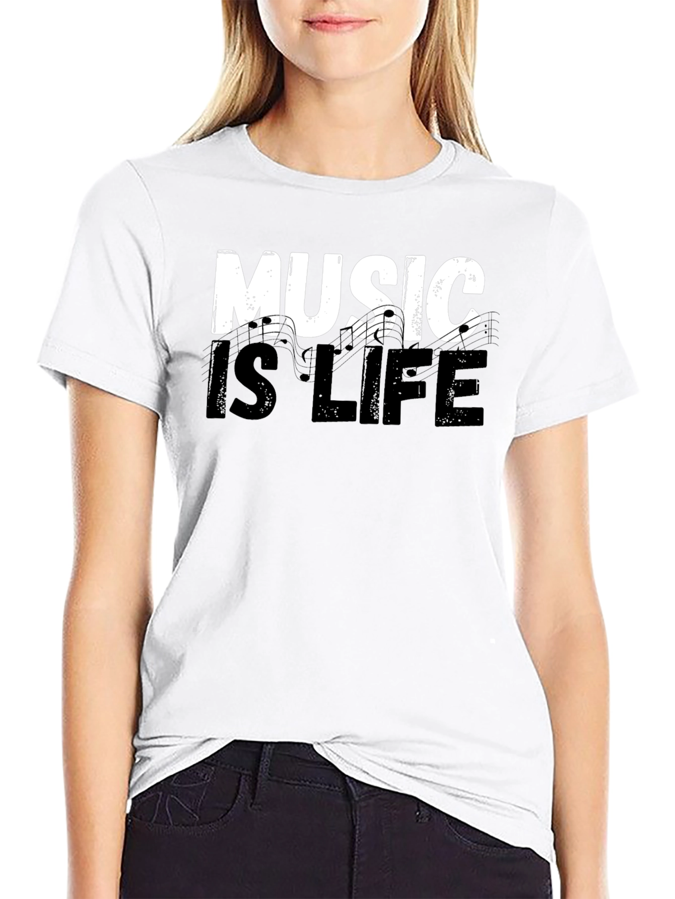 Music is Life Graphic Tee